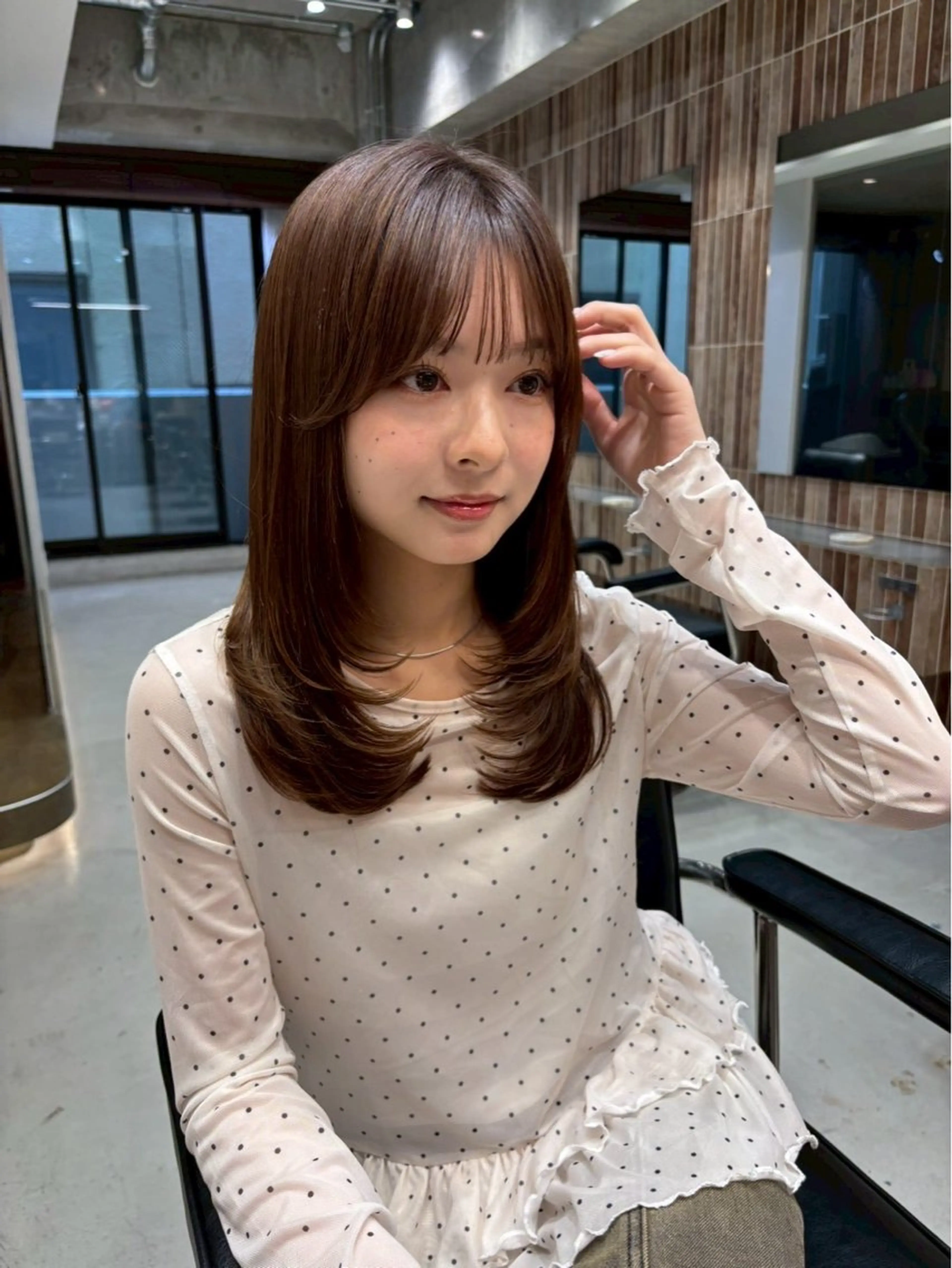 カラー ヘアカラー 🫧‪透明感カラー￤ 髪質改善_響🫧👑のヘアスタイル