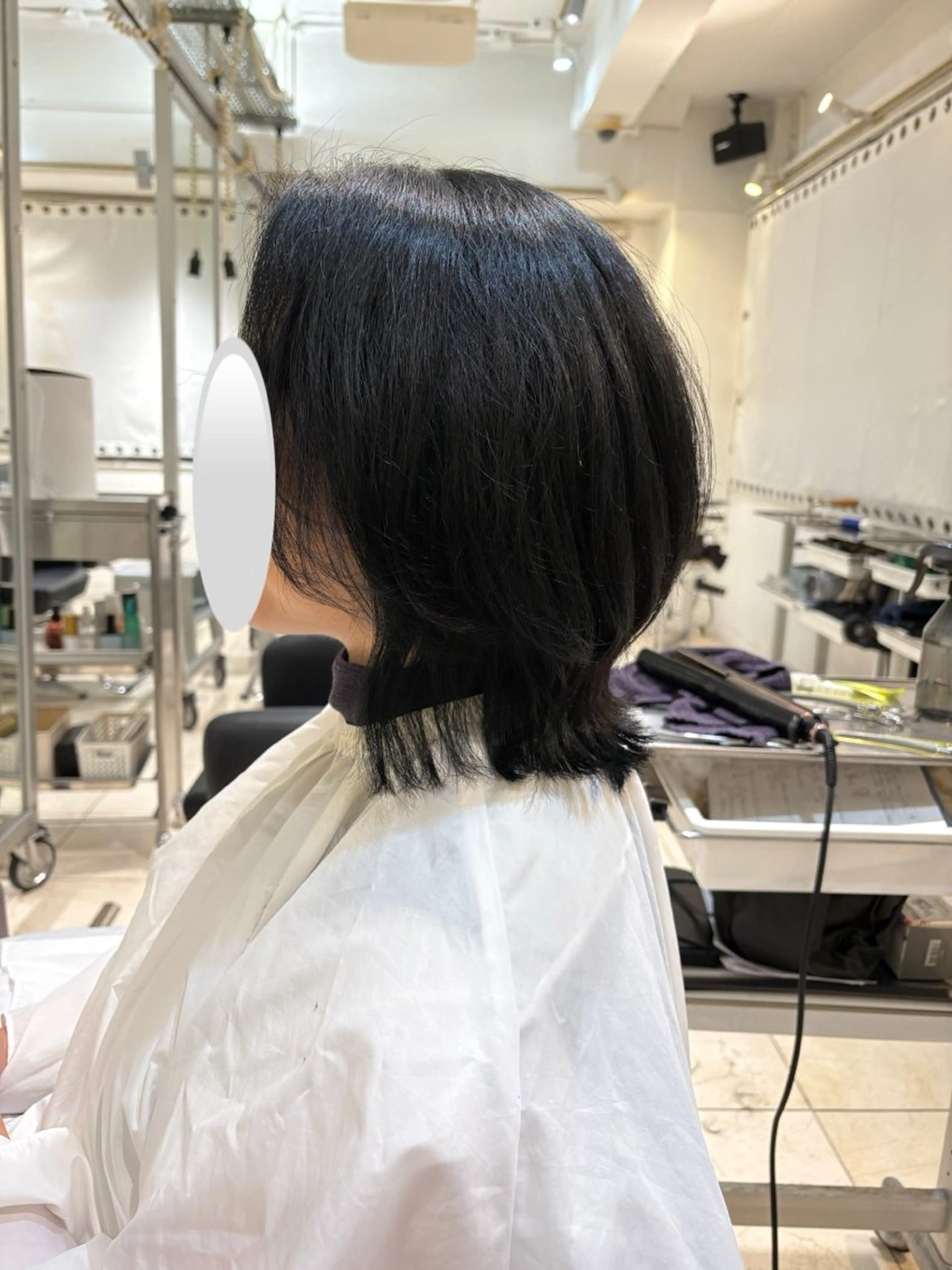 ミディアム ボブ レイヤーカット ショートカット/ カラーARAI🫧のヘアスタイル