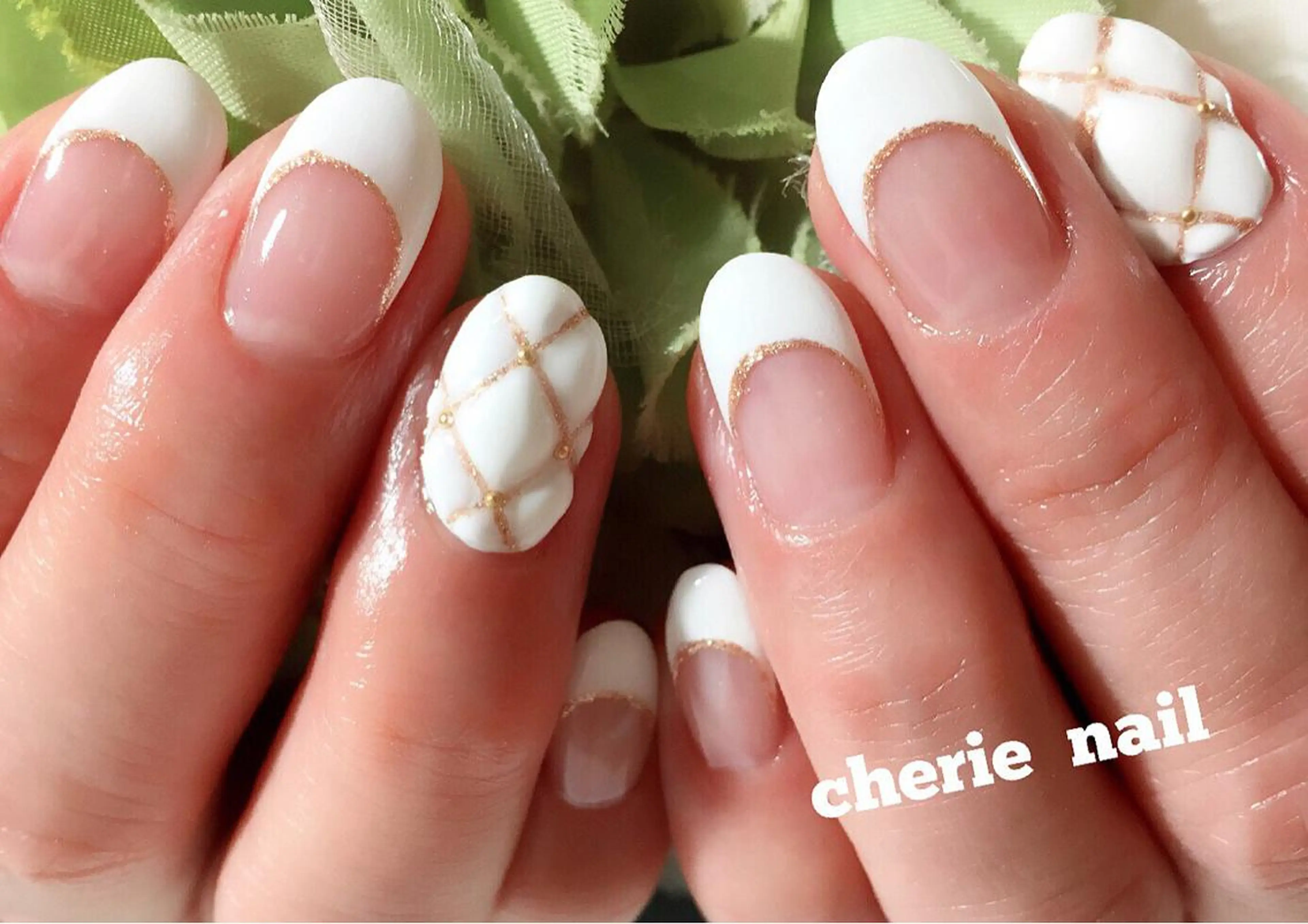 ネイル フレンチネイル cherie nail所属・馬場 鮎のエステ・リラクイメージ