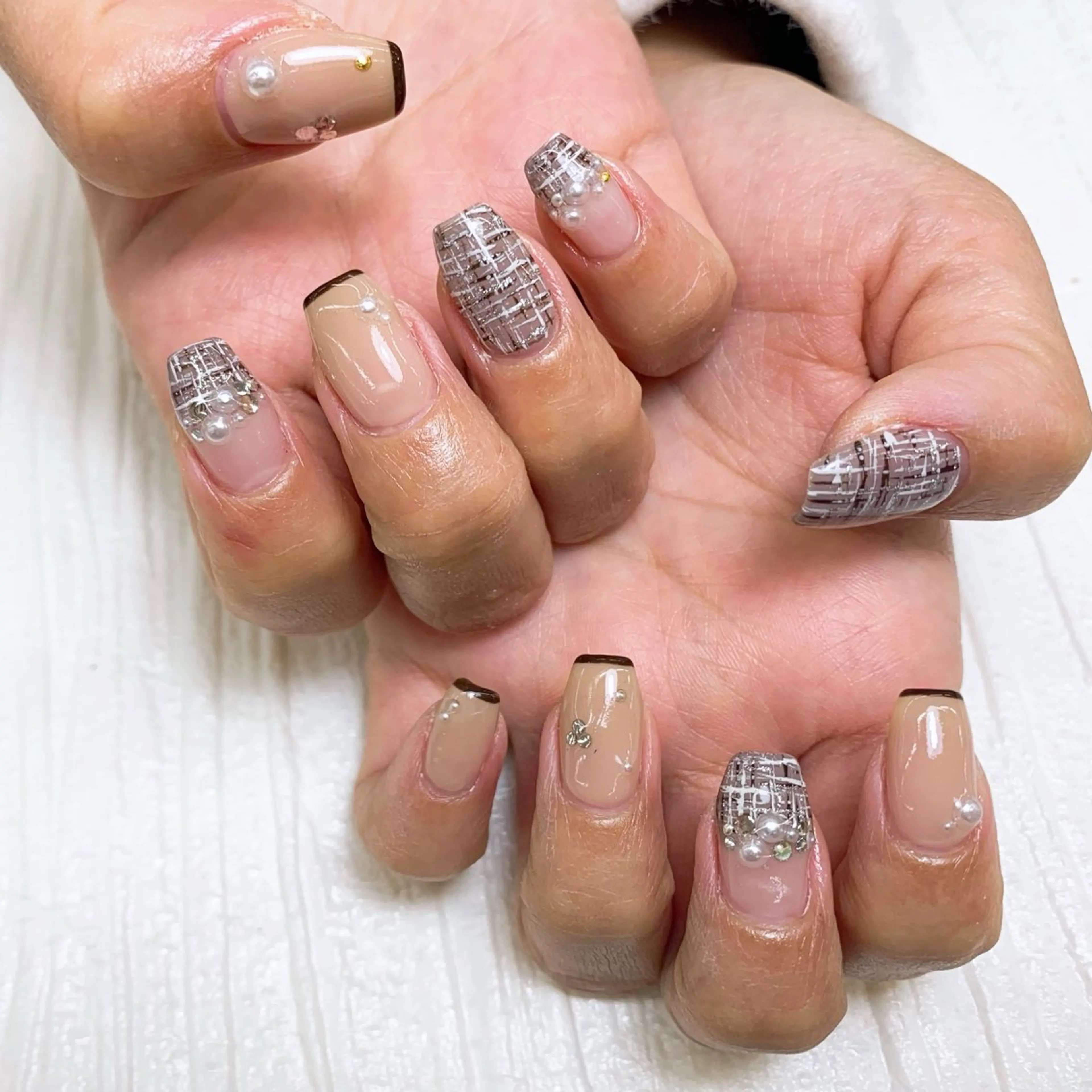 ネイル ⭐︎休業中の練習⭐︎ JNA認定講師髙橋のネイルデザイン