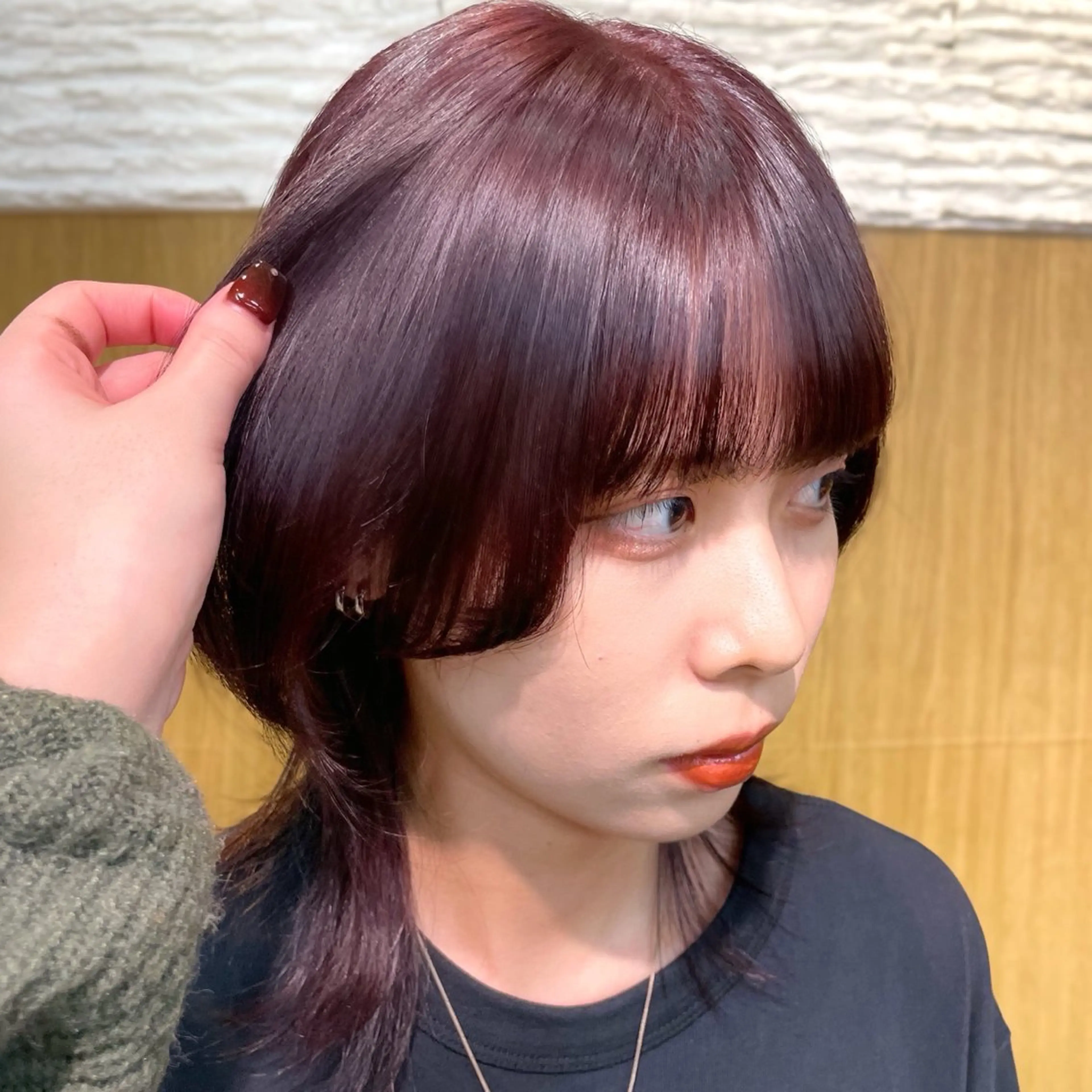 ミディアム カラー レイヤー/柔らか 透明感カラー/ゆきなのヘアスタイル