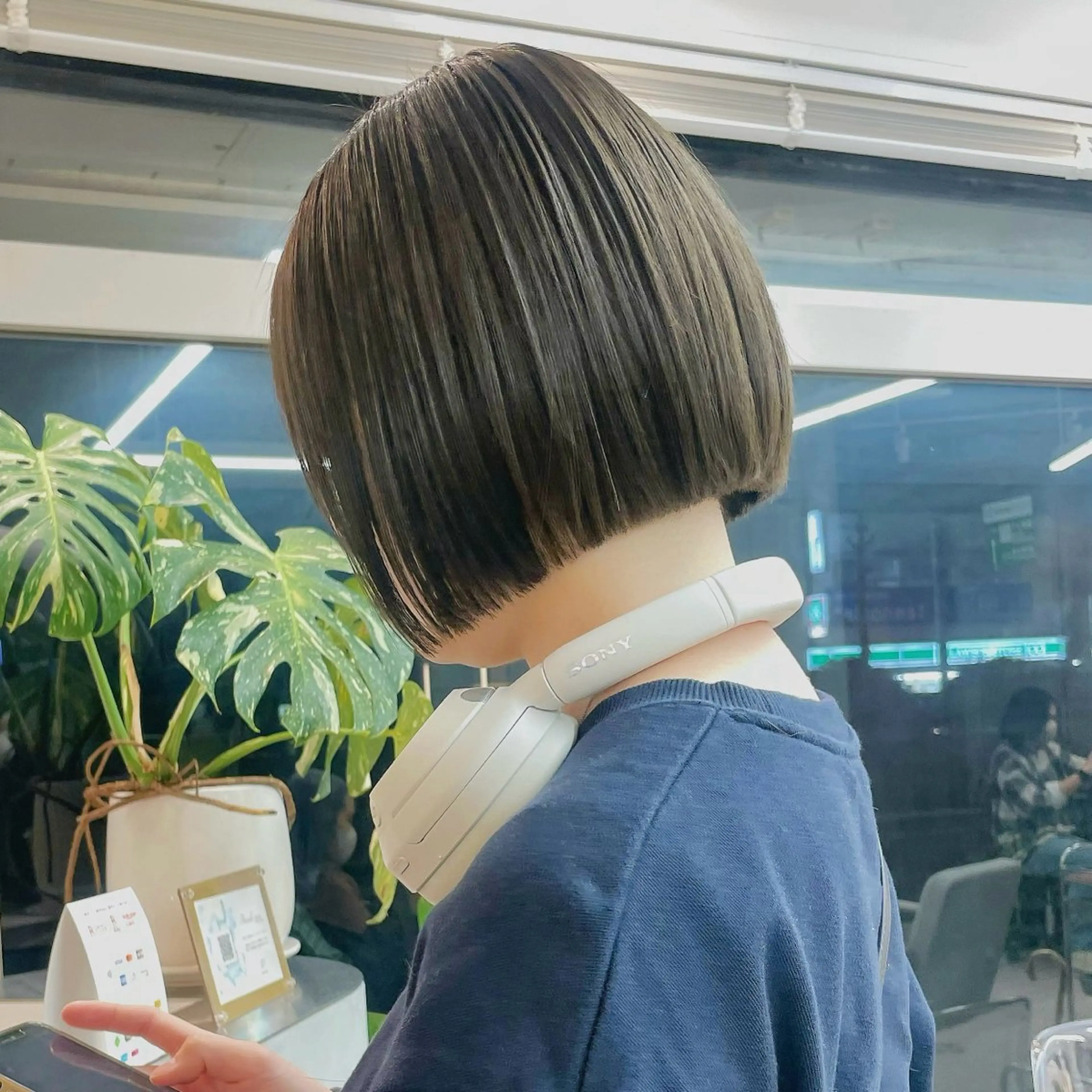 『full menu⭐️』ケア縮毛矯正＋カット＋ケアカラー＋ミルボントリートメント🌈の写真