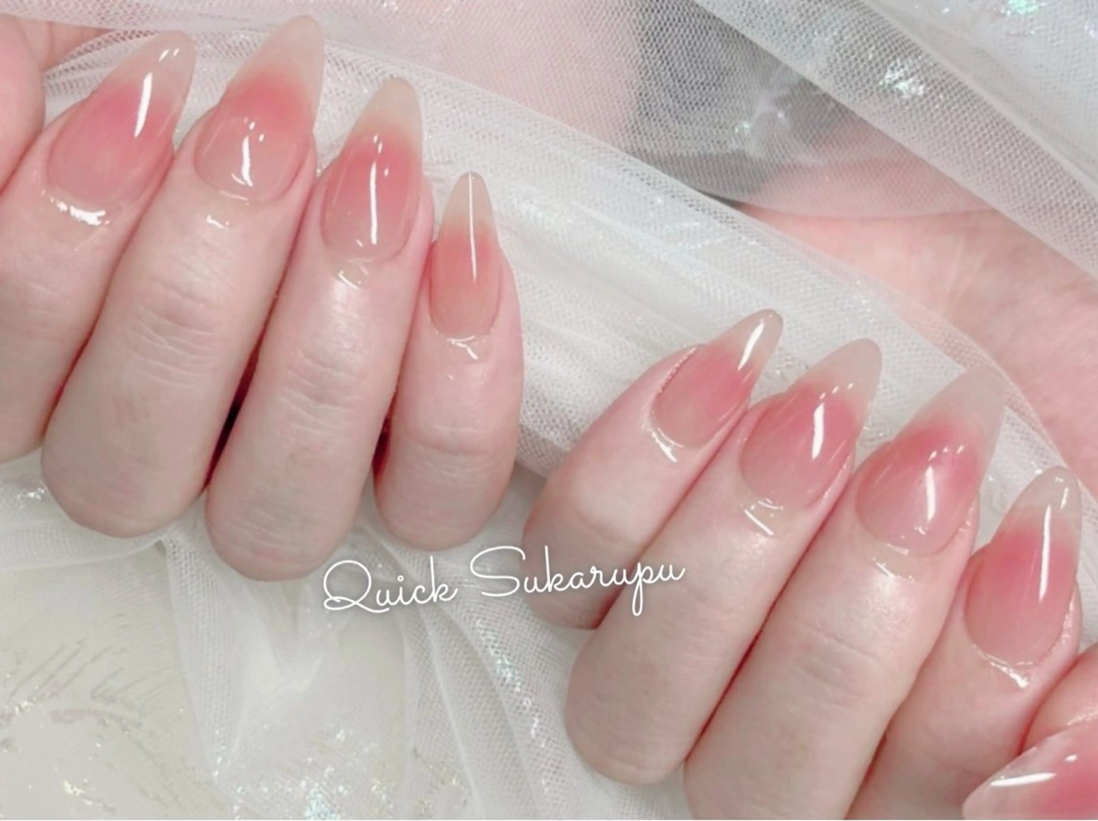 ミディアム Quick Sukarupuのネイルデザイン