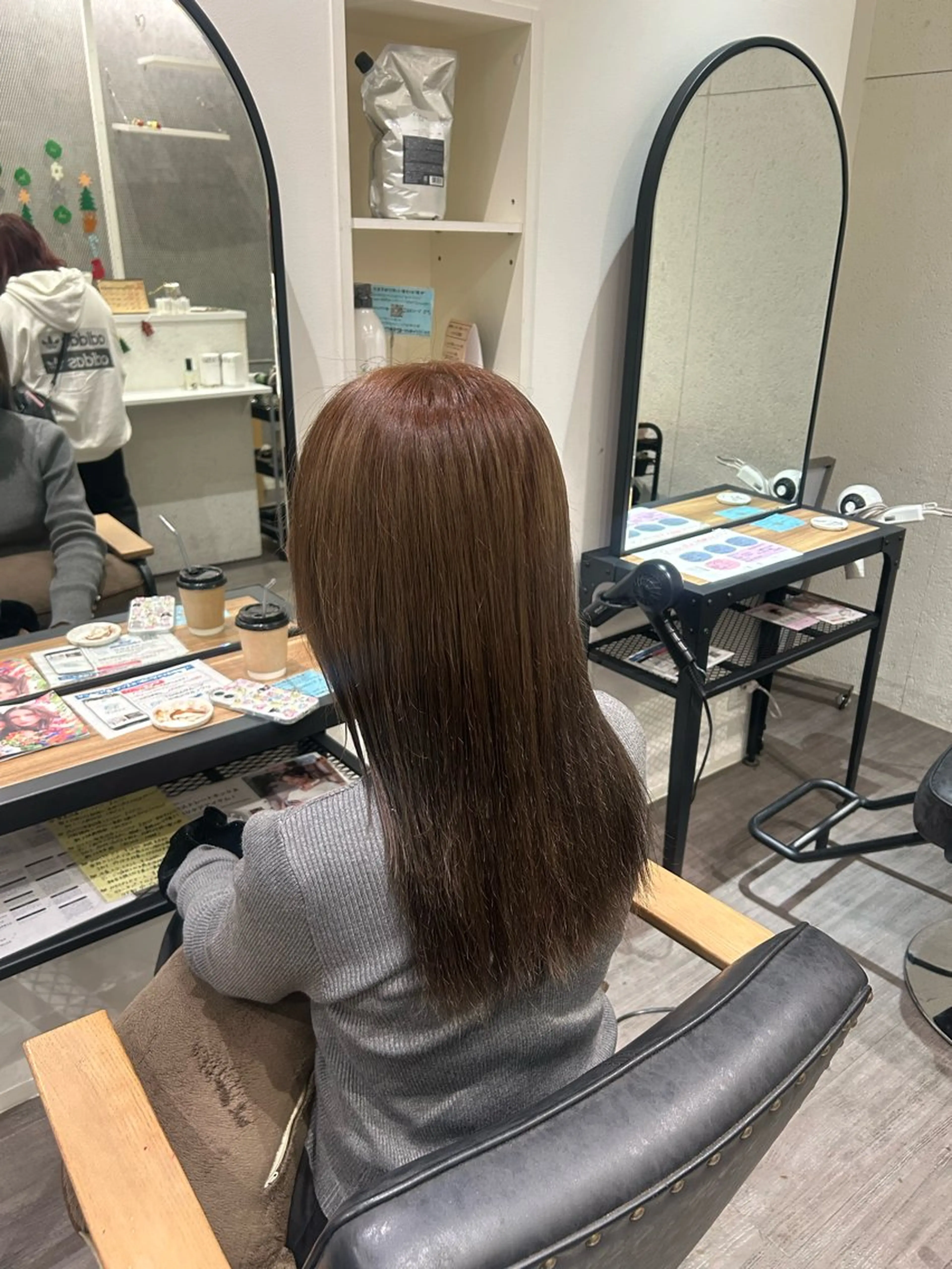 ロング カラー 透明感カラー グレージュ カット ヘアカラー トリートメント cocotte 💟草間紫音💟のヘアスタイル