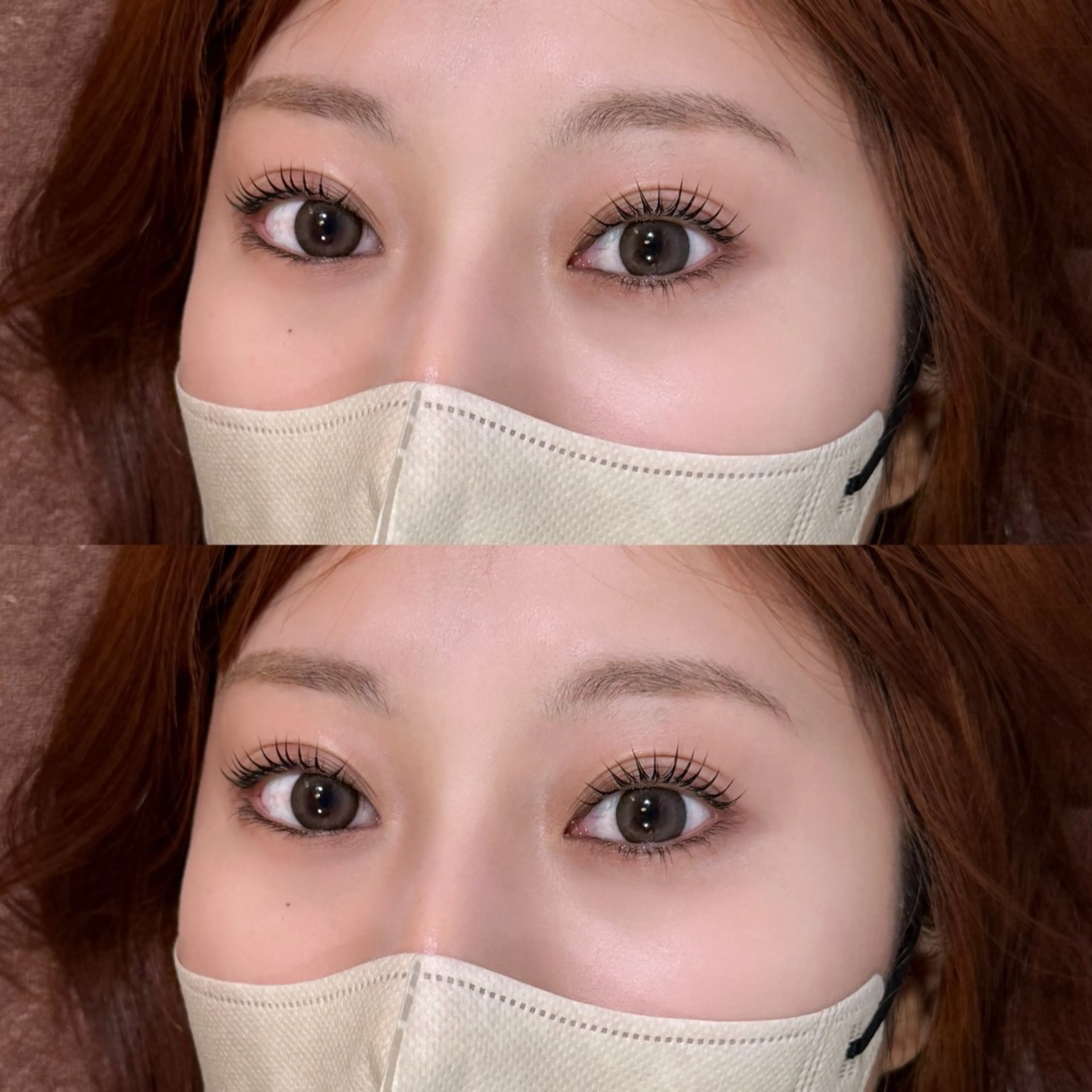 マツエク・マツパ ナチュラル レイヤー/顔周り/透 明感カラー/うる艶のヘアスタイル