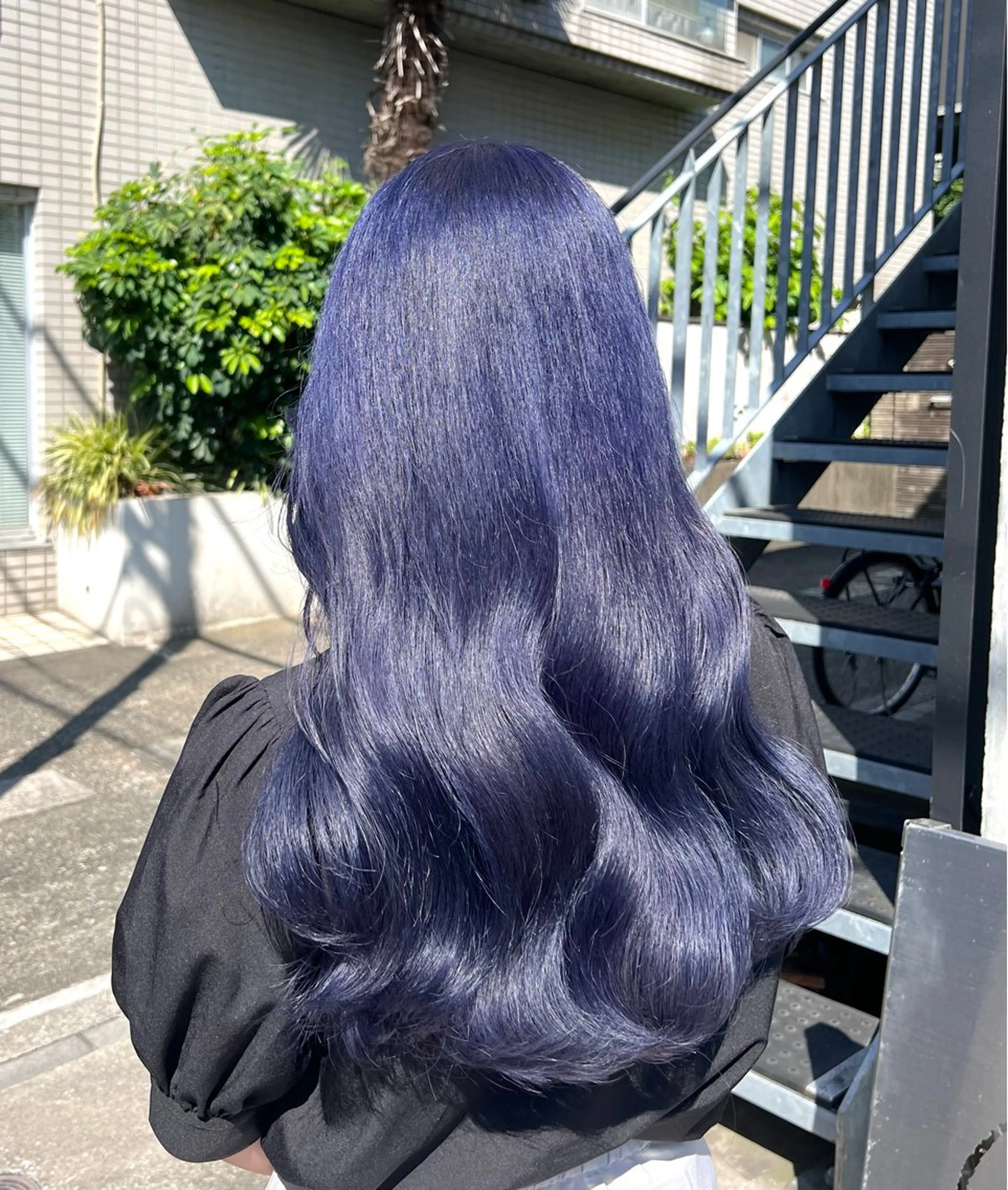 ロング カラー ブリーチ ディープラベンダー ラベンダーカラー 透明感カラー ✨ 韓国艶髪💗菅原のヘアスタイル