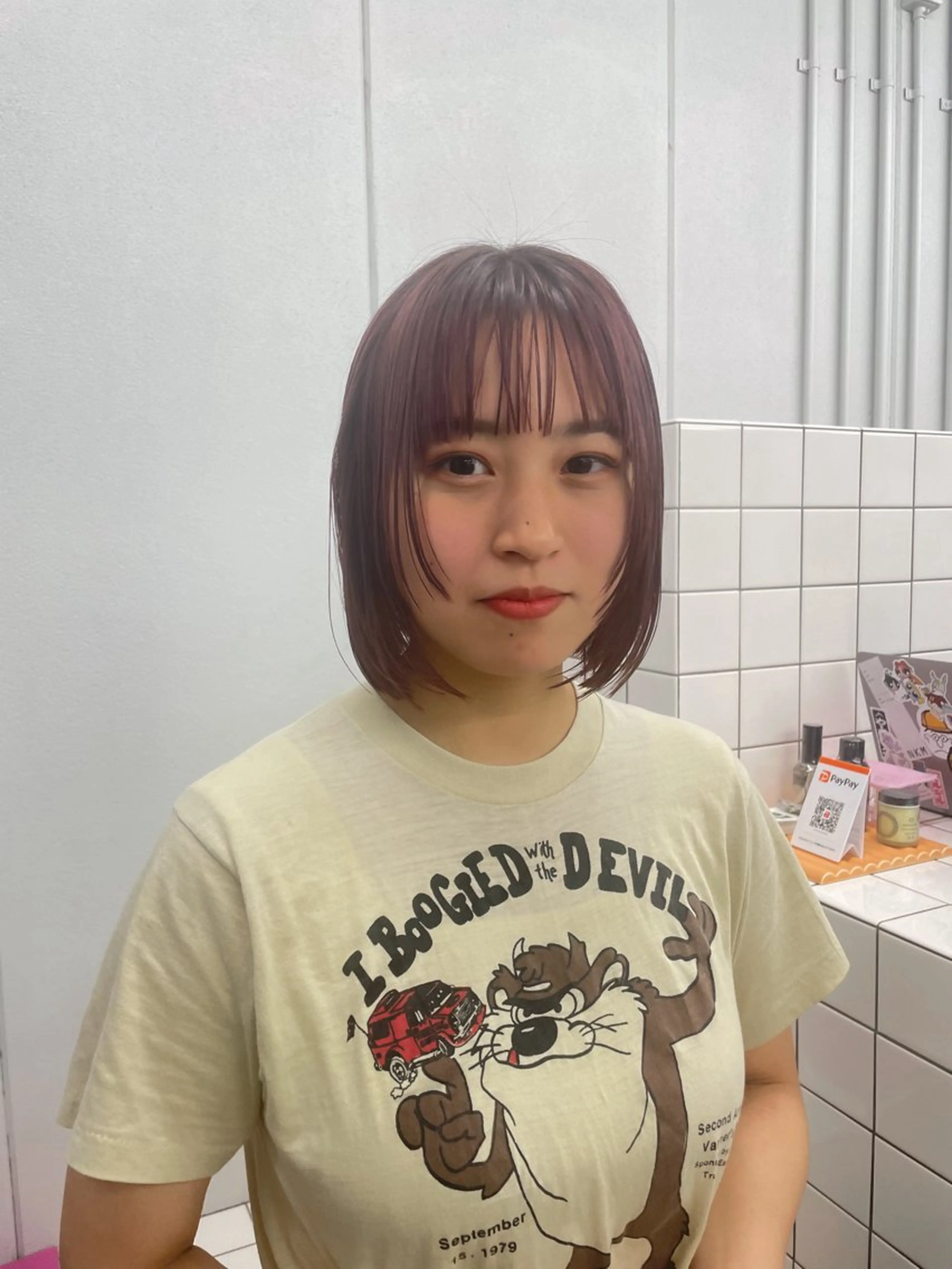 ショート カラー カット ヘアカラー トリートメント 関 京磨のヘアスタイル