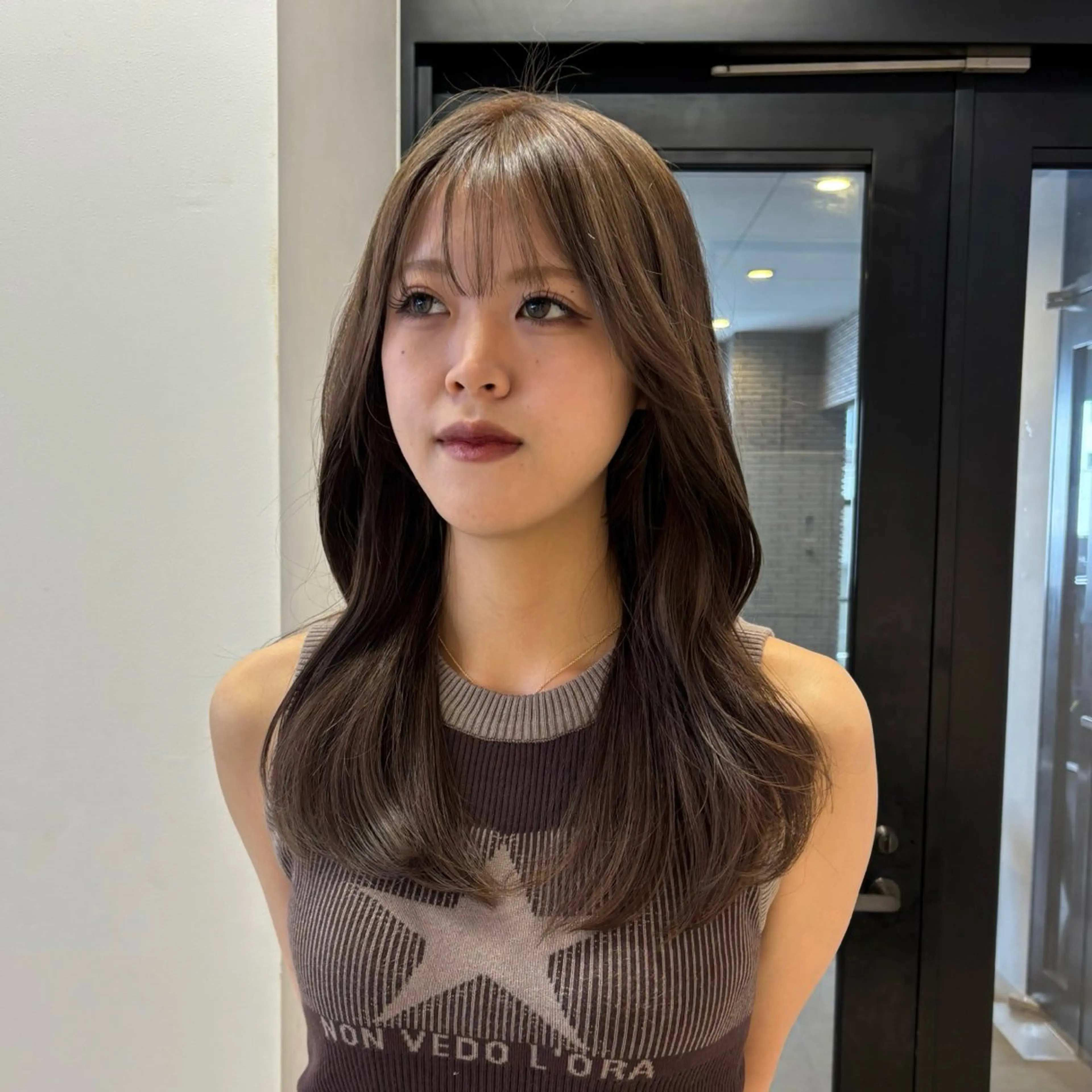 ロング カット ヘアカラー ELIN hair Nanamiのヘアスタイル