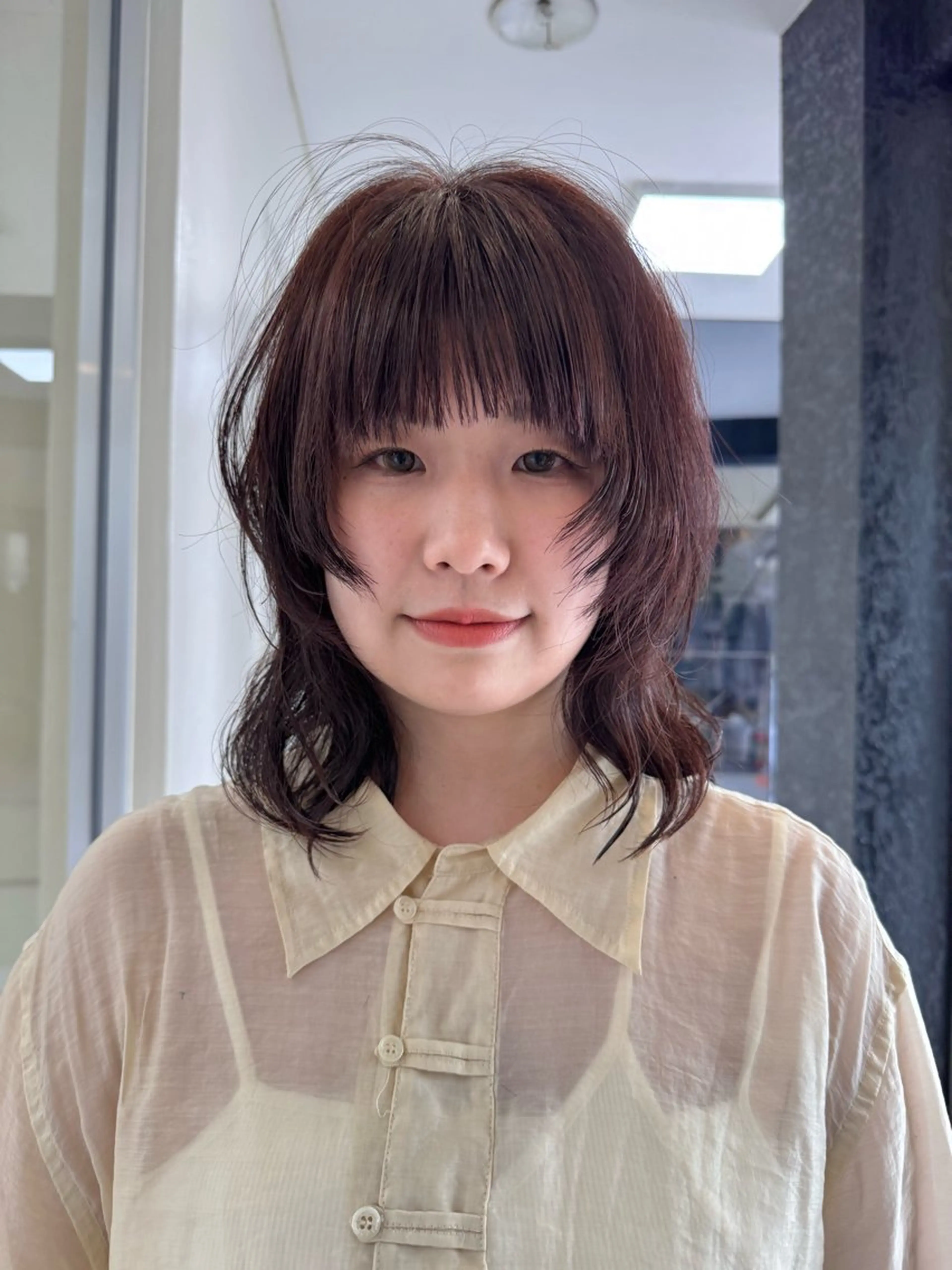 ショート カラー パーマ カット ヘアカラー KOHNO ナチュラルデザインのヘアスタイル