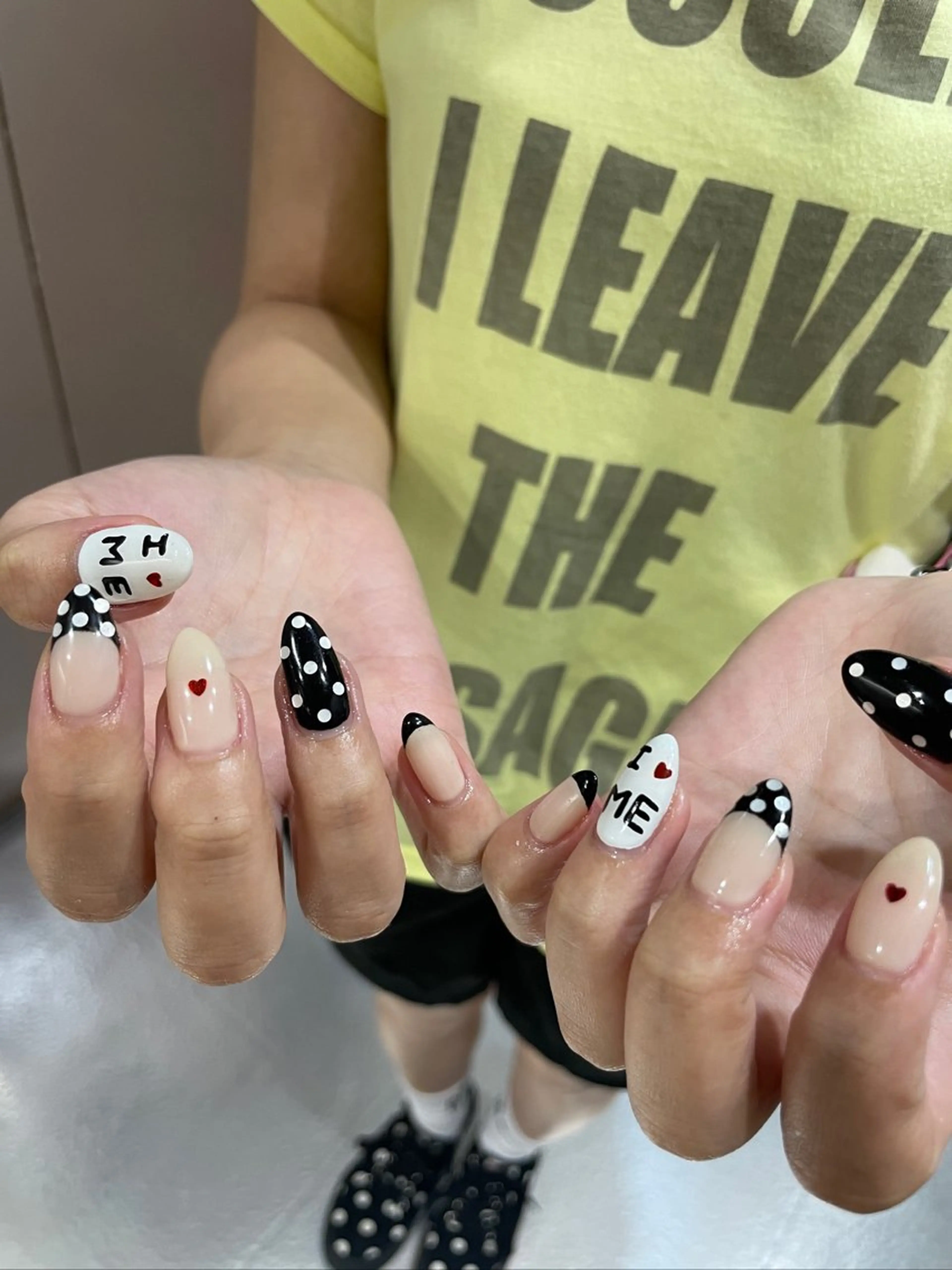 ネイル アートネイル ドット ハンドネイル Kelly nail Rinのネイルデザイン