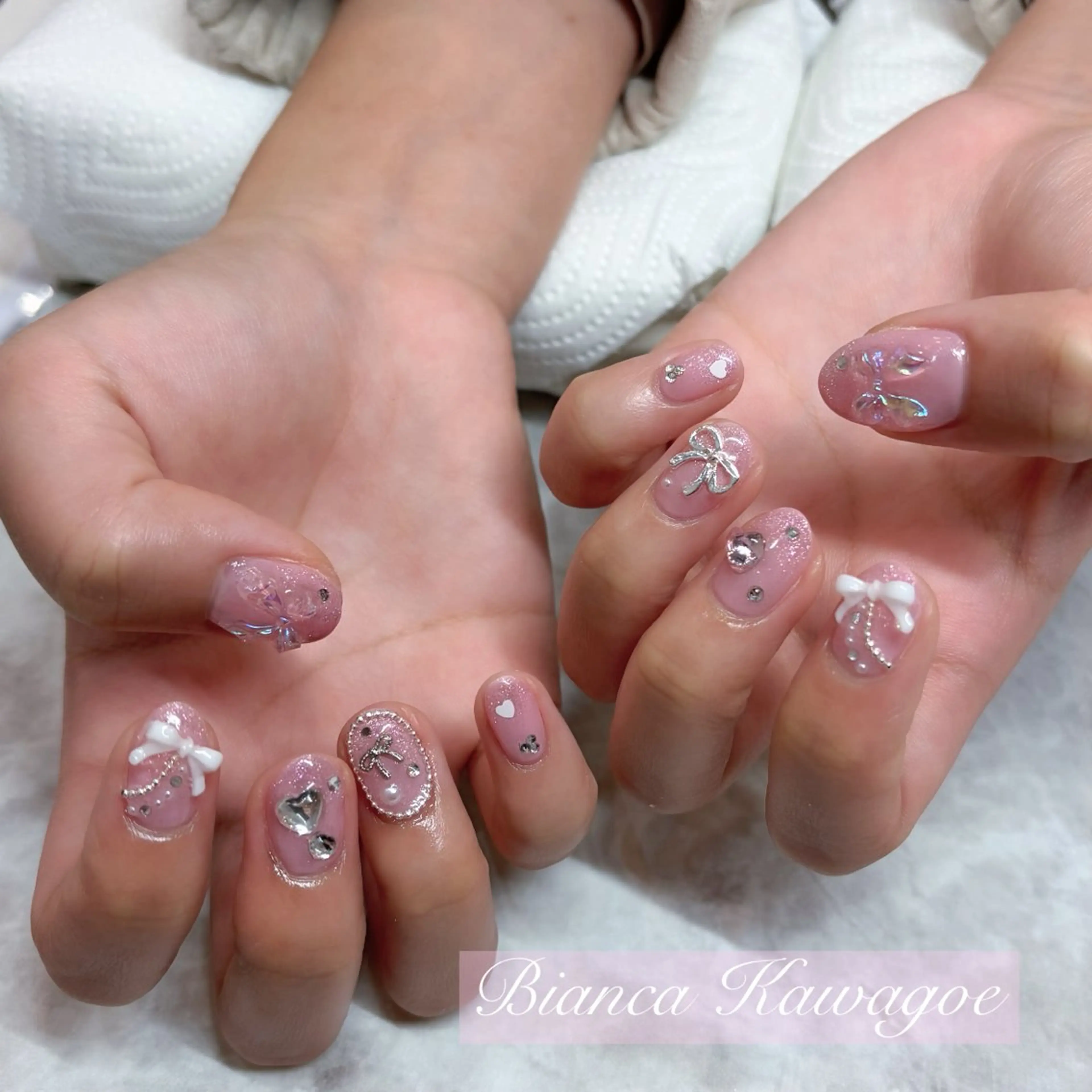 ネイル 持ち込み Bianca川越 🍓Nakasoneのネイルデザイン