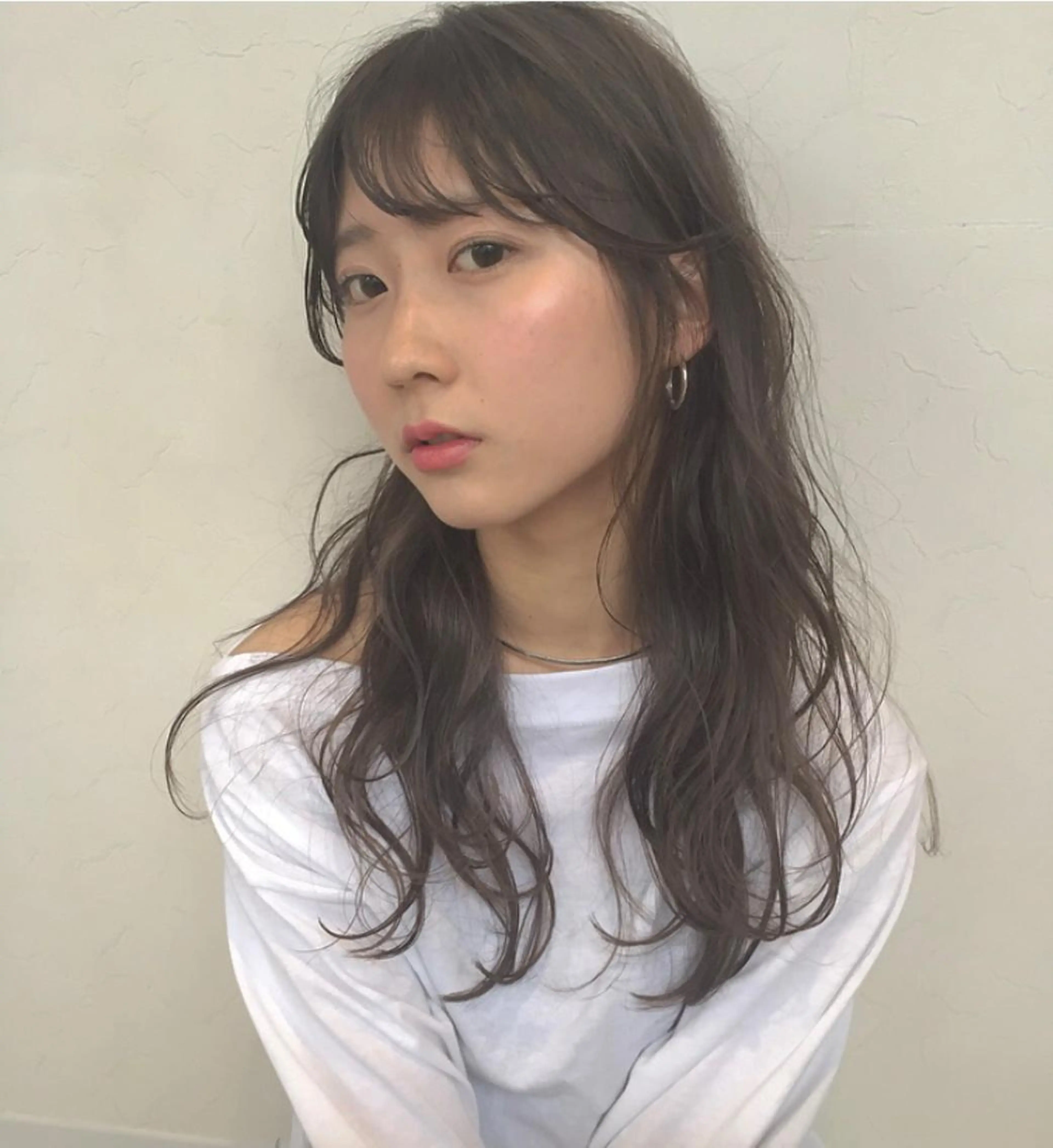 ロング カラー nakahara madokaのヘアスタイル