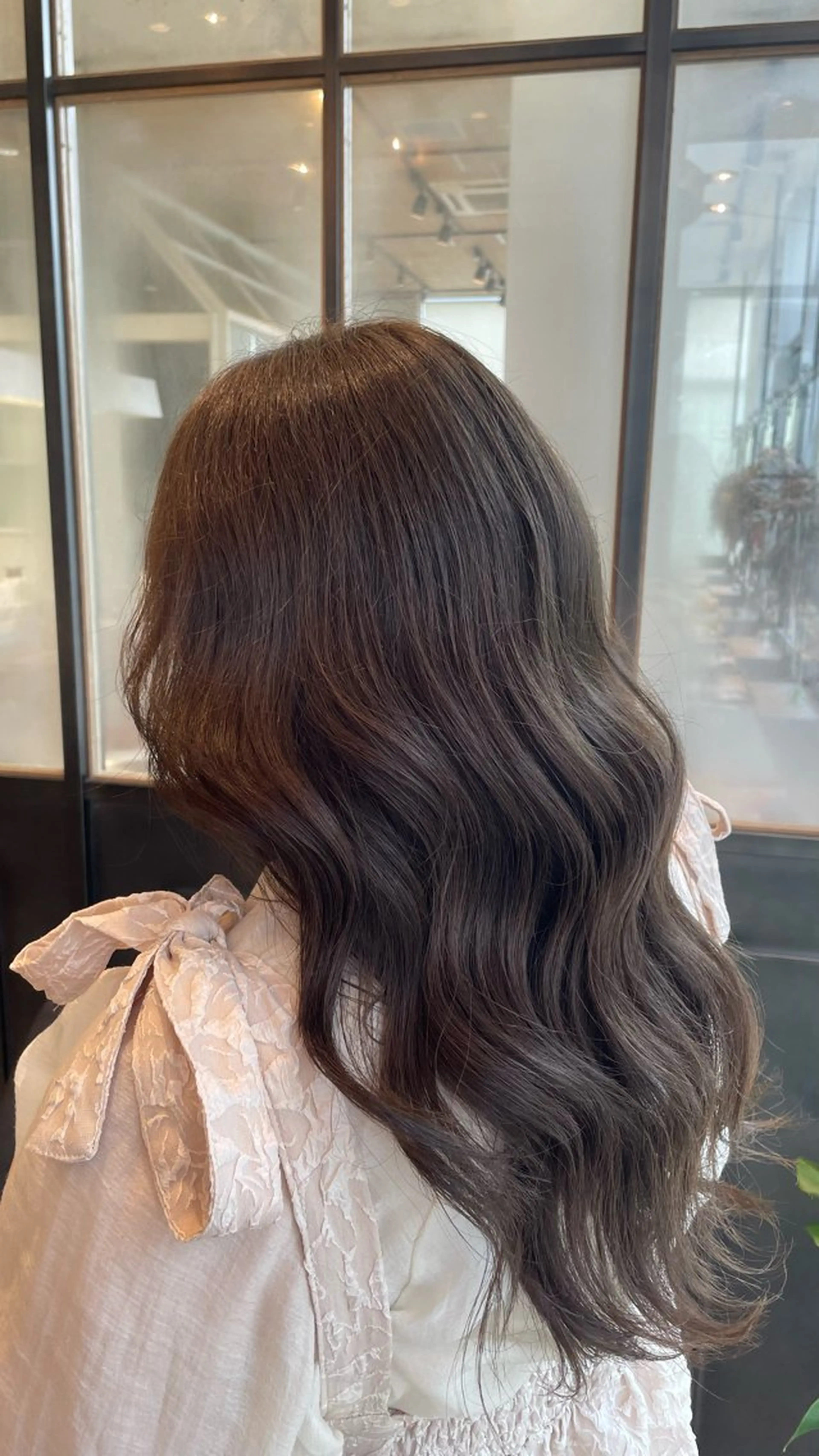 セミロング ヘアカラー トリートメント Lolonois 森ノ宮/RINのヘアスタイル