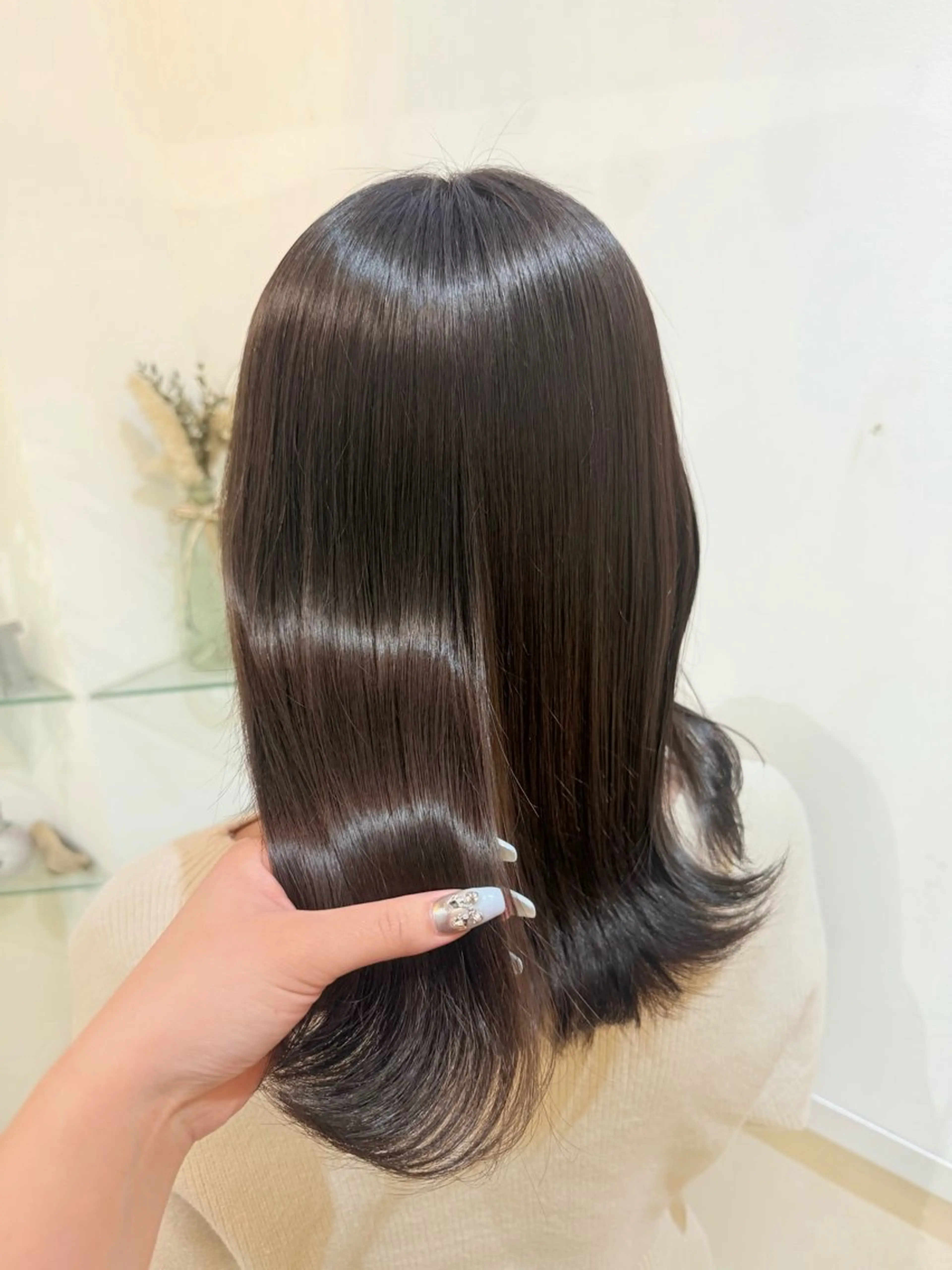 ミディアム カット ヘアカラー トリートメント ♡艶髪/顔周り♡ Konomiのヘアスタイル