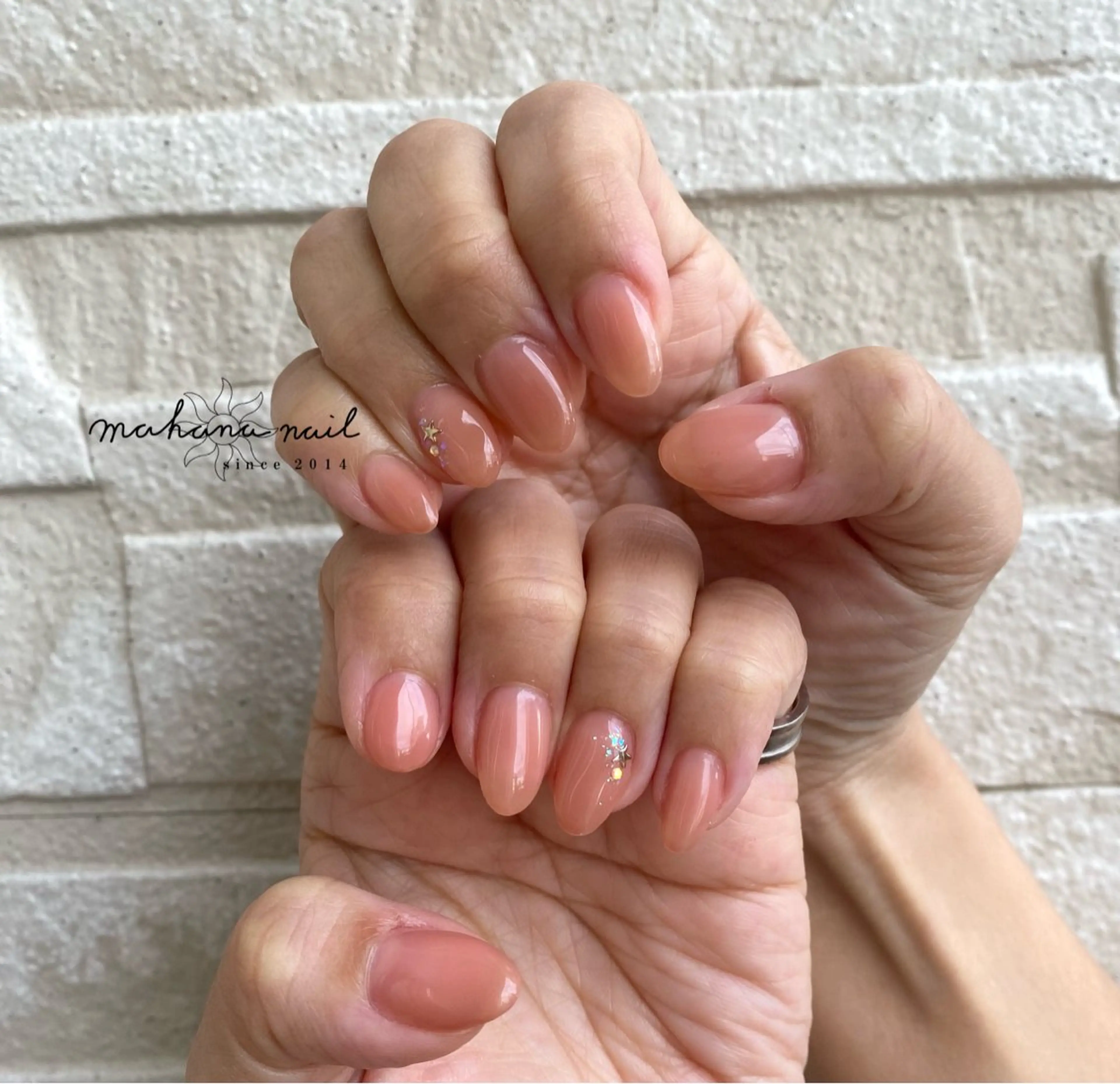 ネイル ワンカラーネイル mahana nailのネイルデザイン