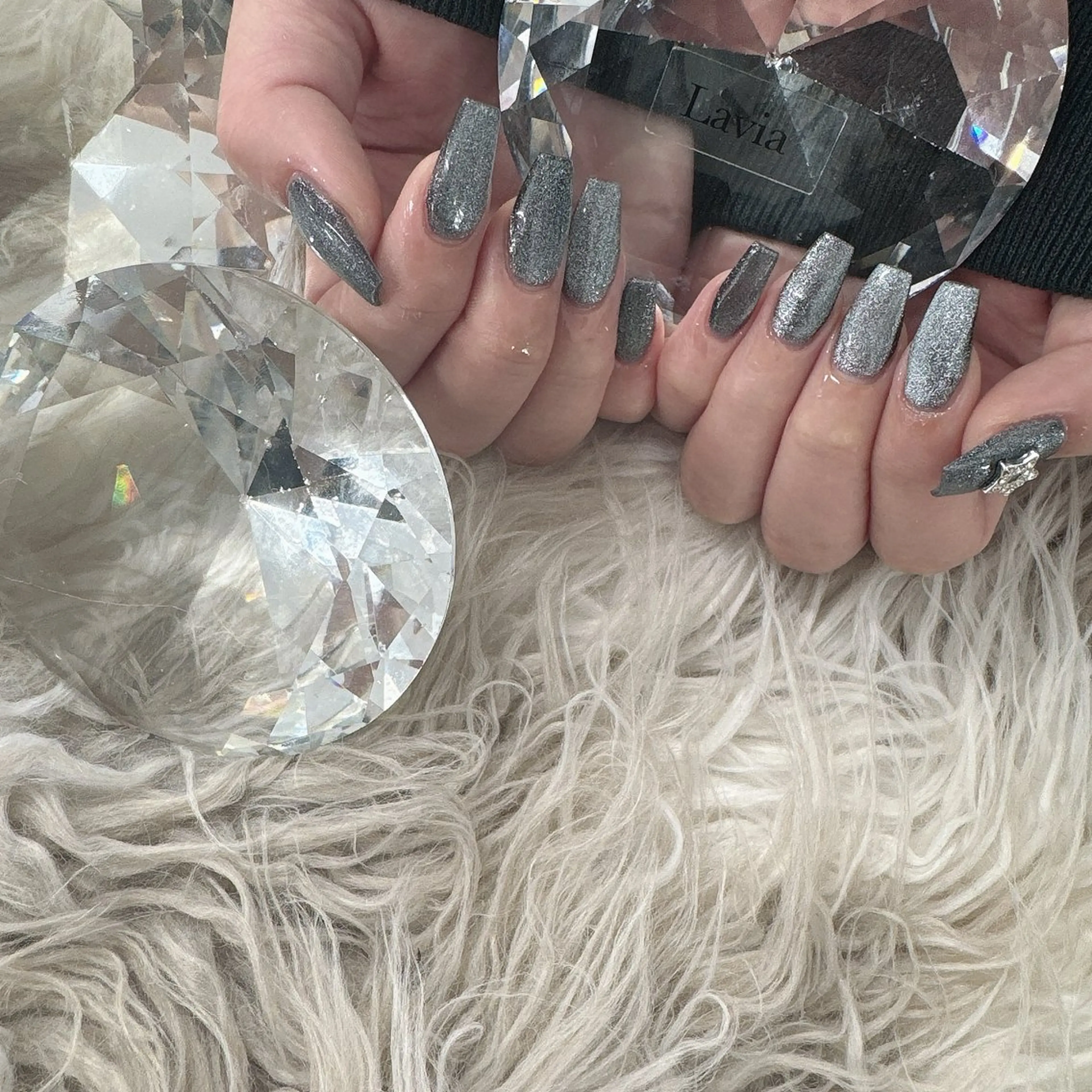 ネイル ハンドネイル lavia🖤 ayumiのネイルデザイン