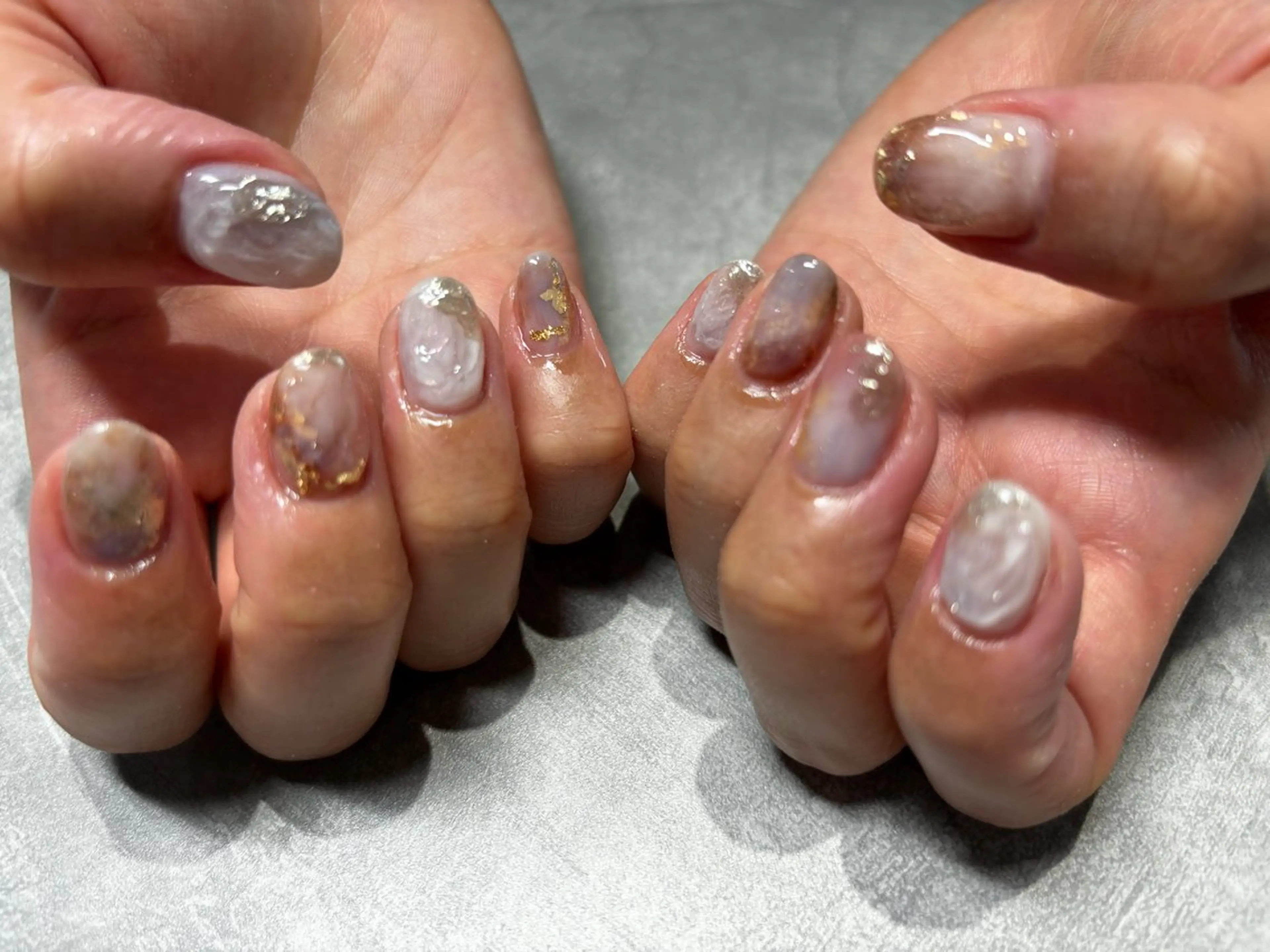 ネイル ニュアンスネイル joieange 難波店 藤谷ルディアのネイルデザイン