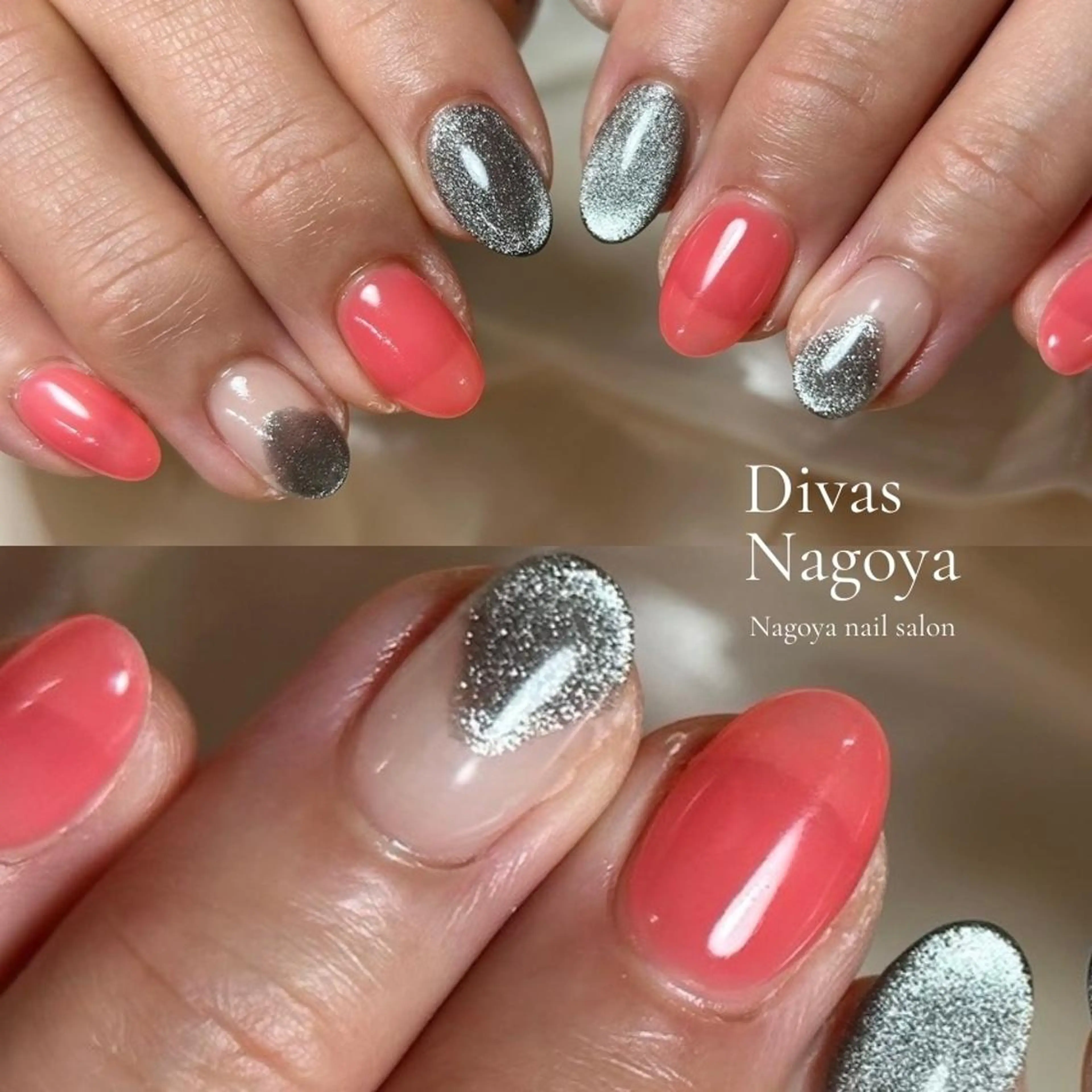 ネイル アートネイル 韓国ネイル マットネイル ミラーネイル ニュアンスネイル ハンドネイル 💕D.d nail Hideyo🌸のネイルデザイン