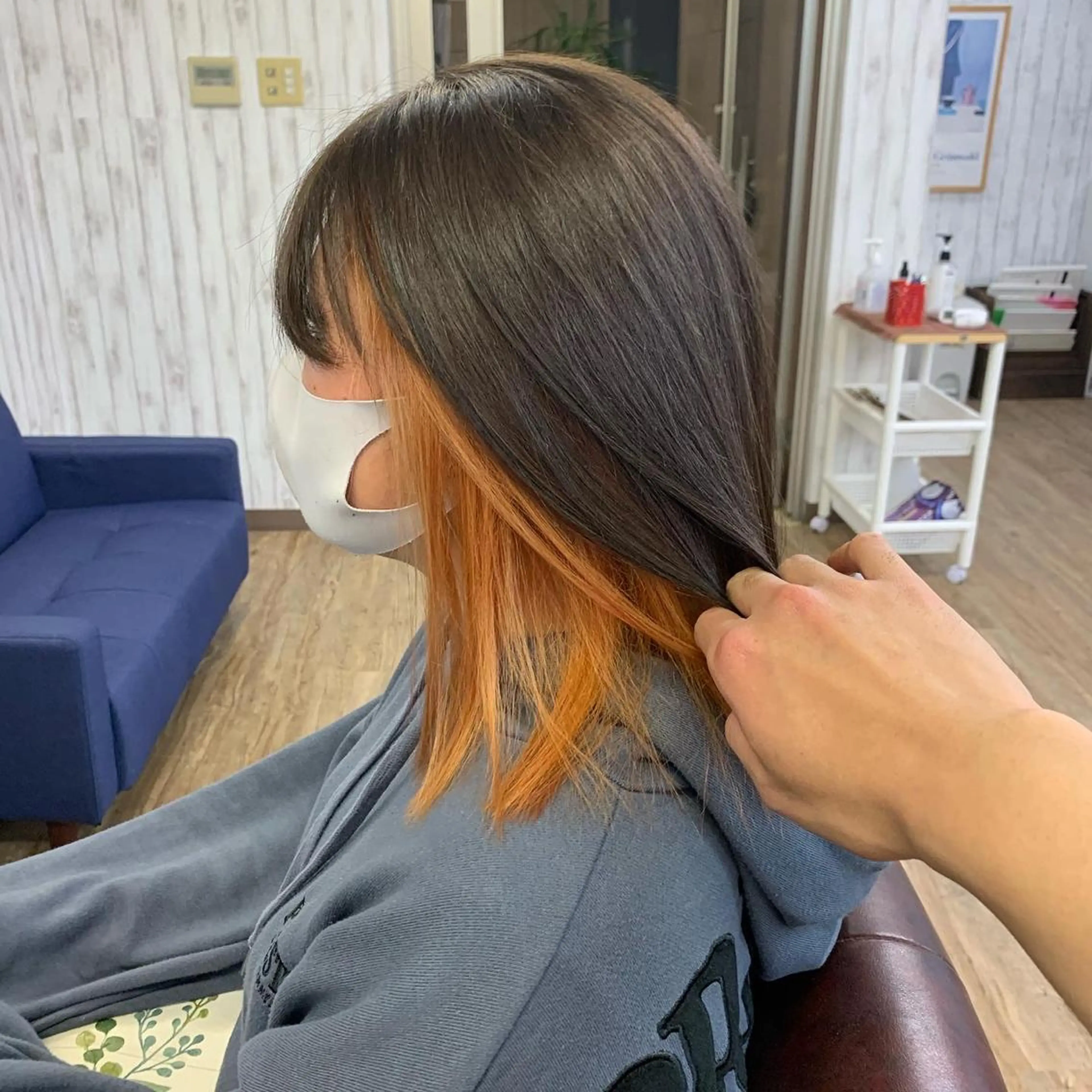 ミディアム 【清瀬】パサツキ 広がり改善川合剛史のヘアスタイル