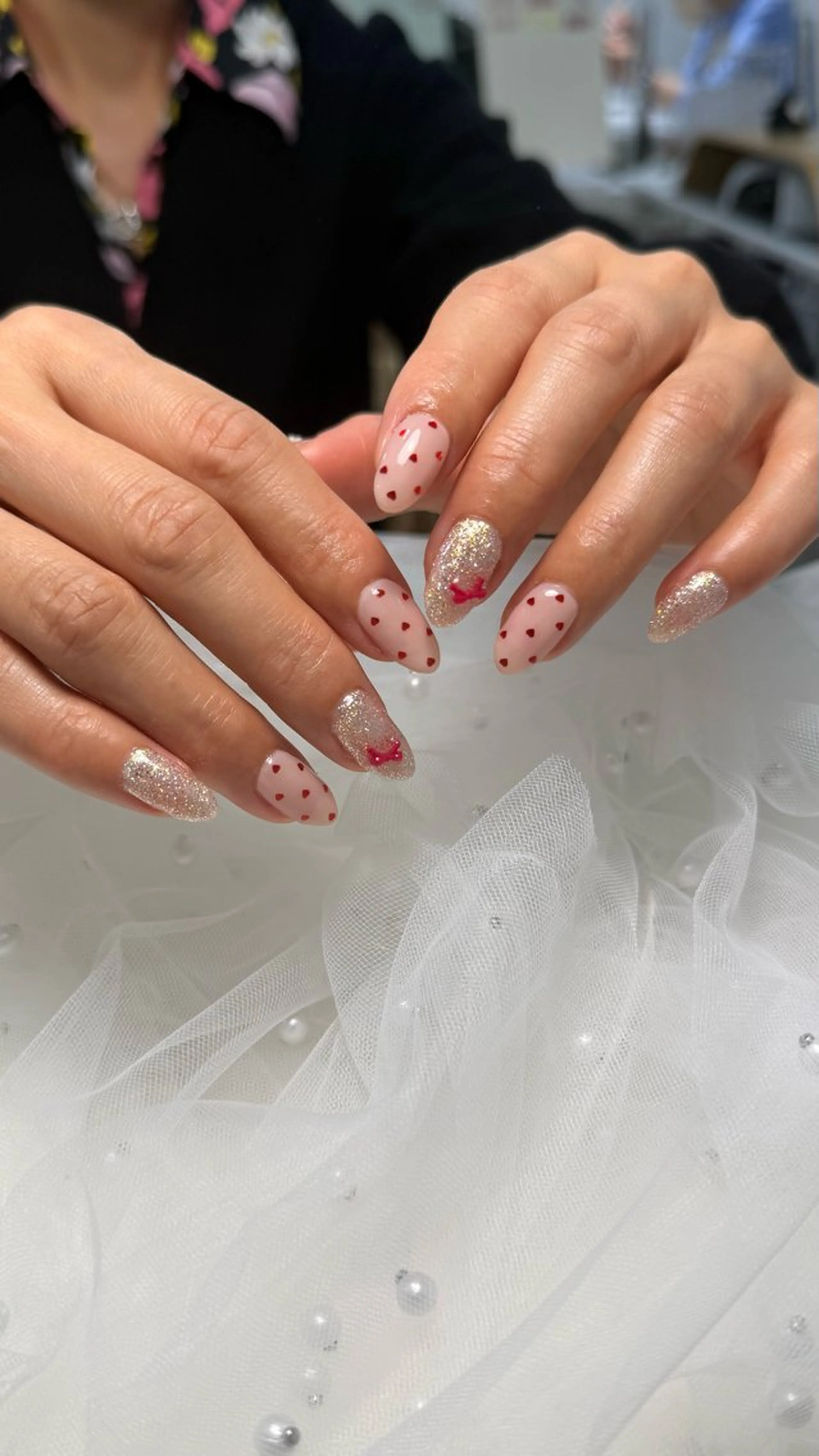 ミディアム ハンドネイル ramo nail  aoiのネイルデザイン