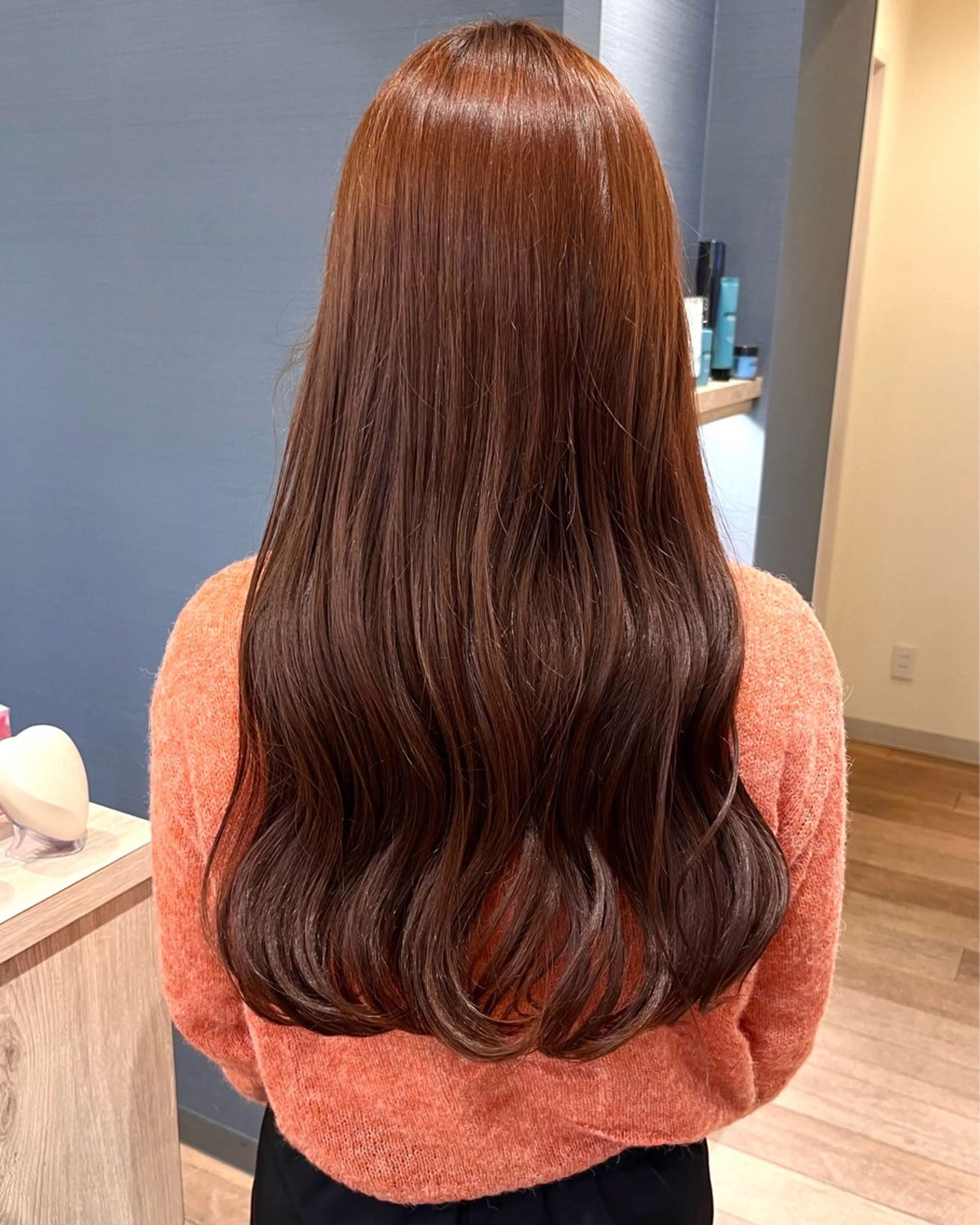 ロング カラー 韓国レイヤー/透明感 カラー🐈曾根高のヘアスタイル