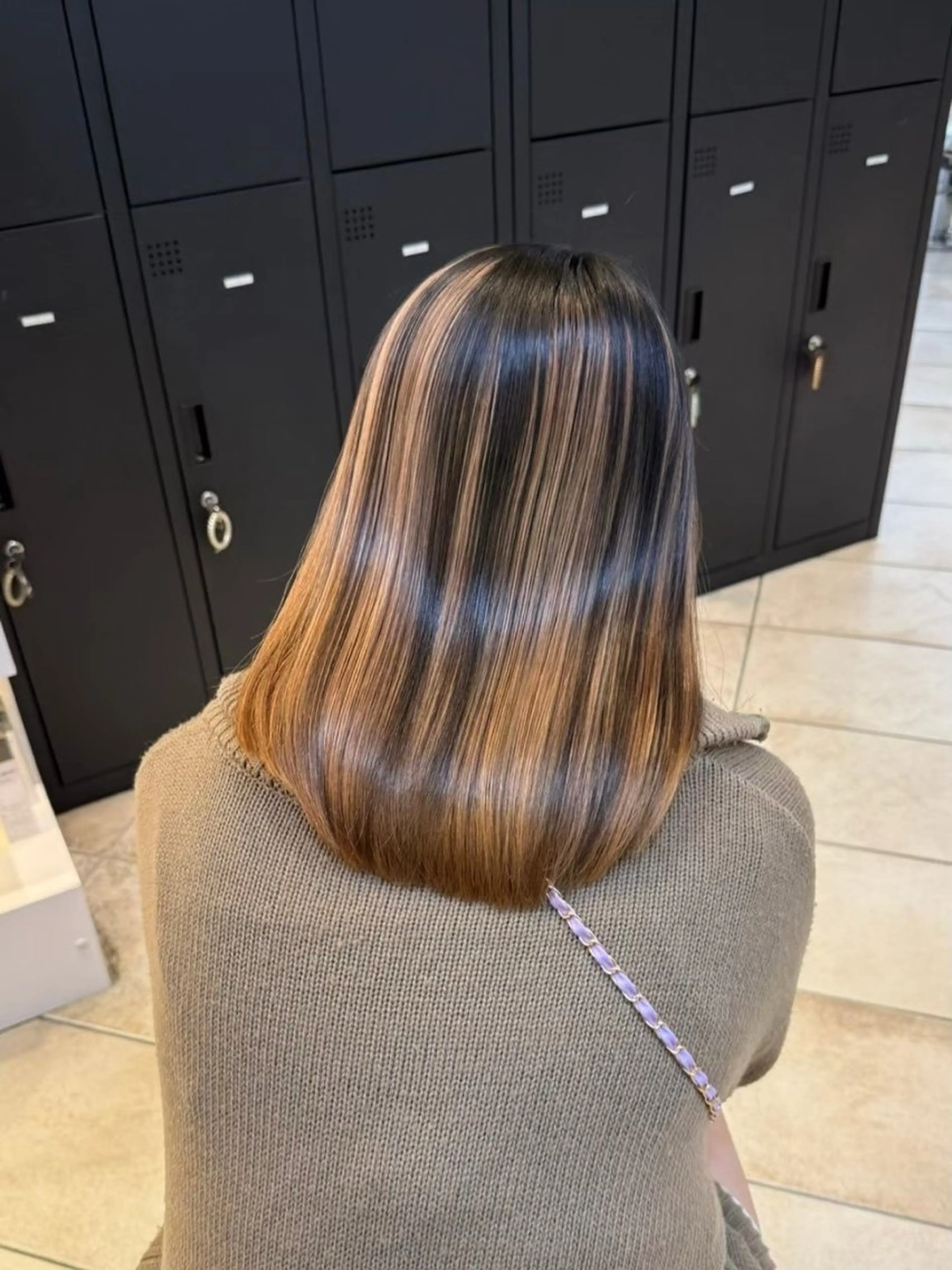 セミロング カラー 🫧カラーモデル募集 純菜🫧のヘアスタイル