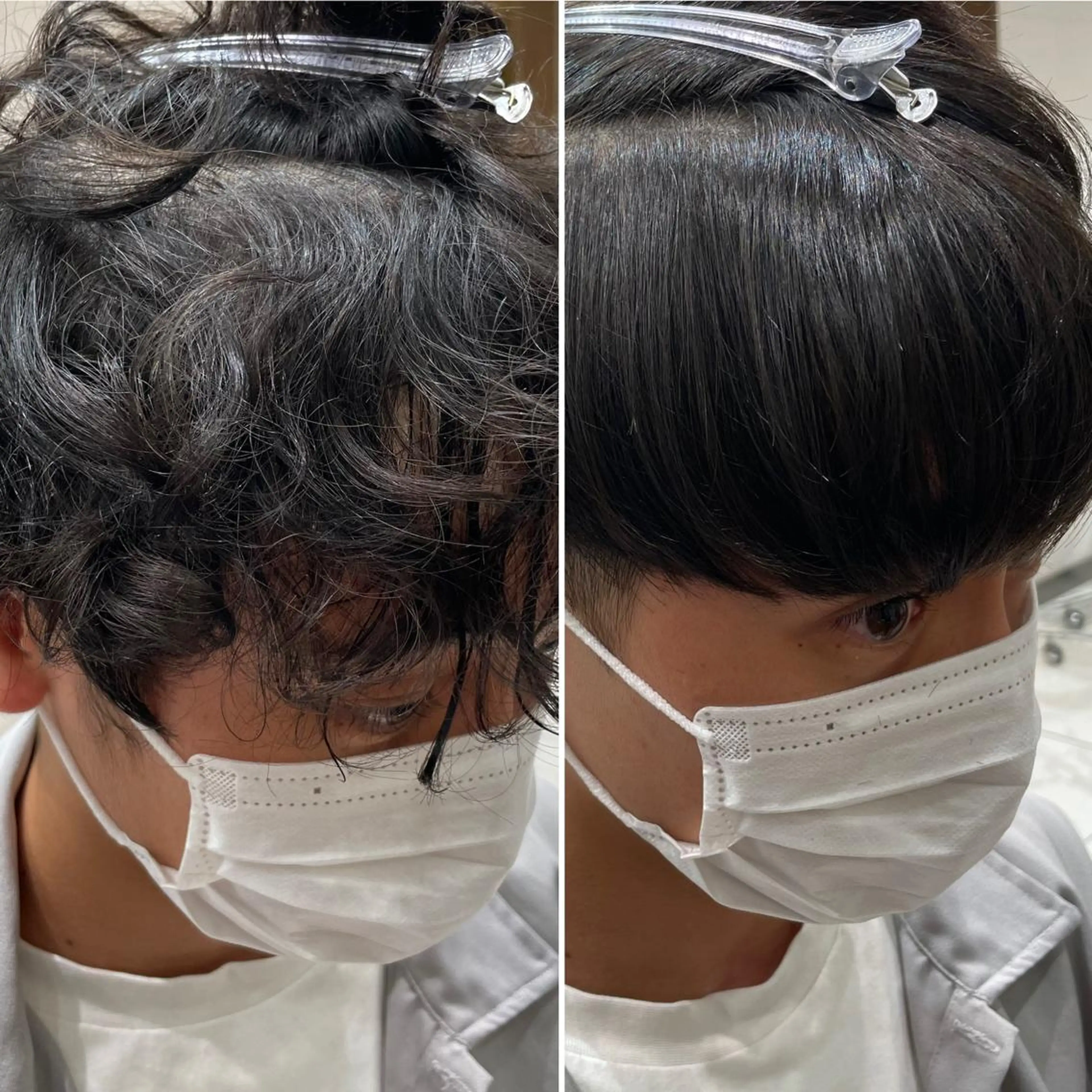 ショート パーマ メンズ カット 縮毛矯正 【メンズ縮毛矯正】 田中秀斗のヘアスタイル