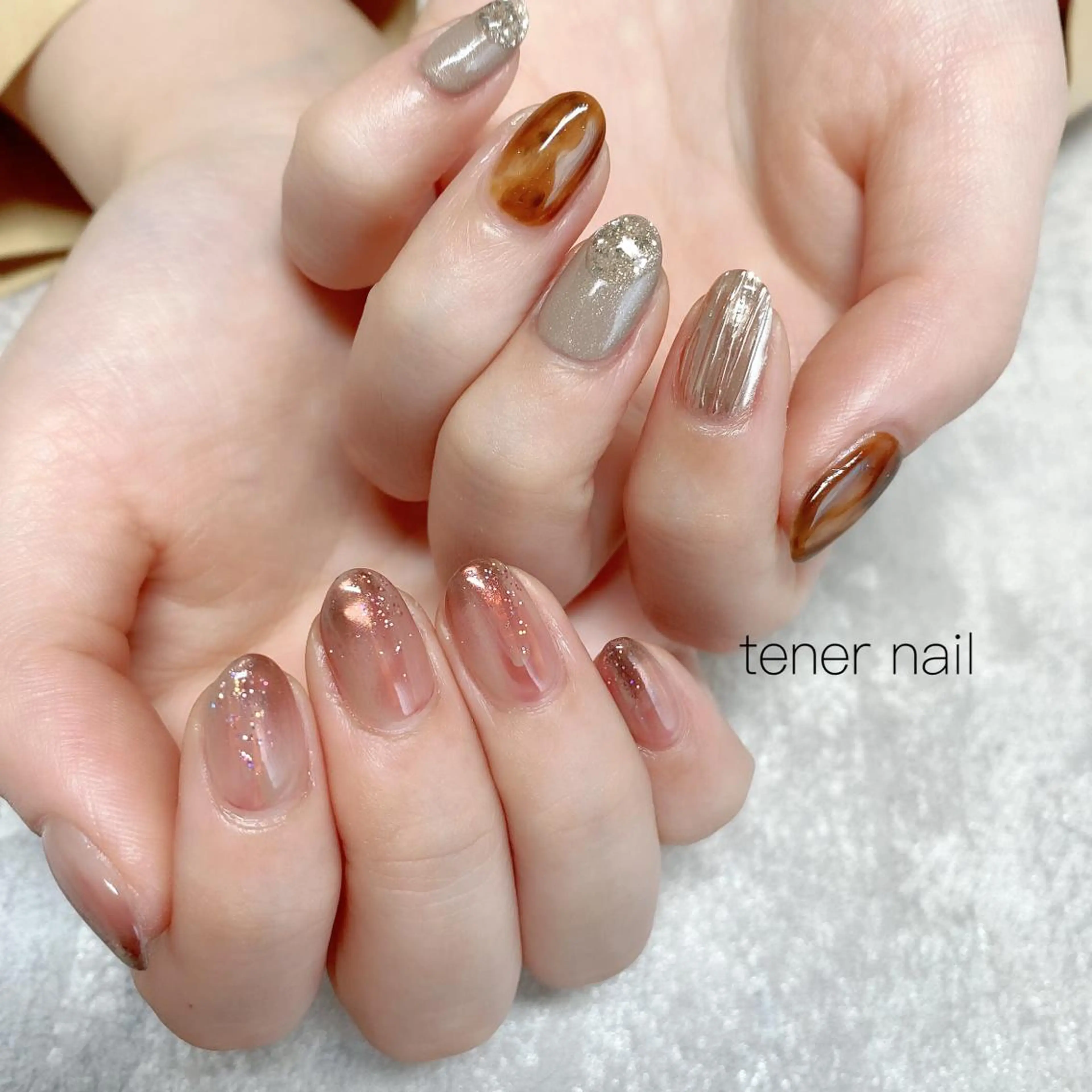 ネイル ニュアンスネイル テネルネイル tener nailのネイルデザイン