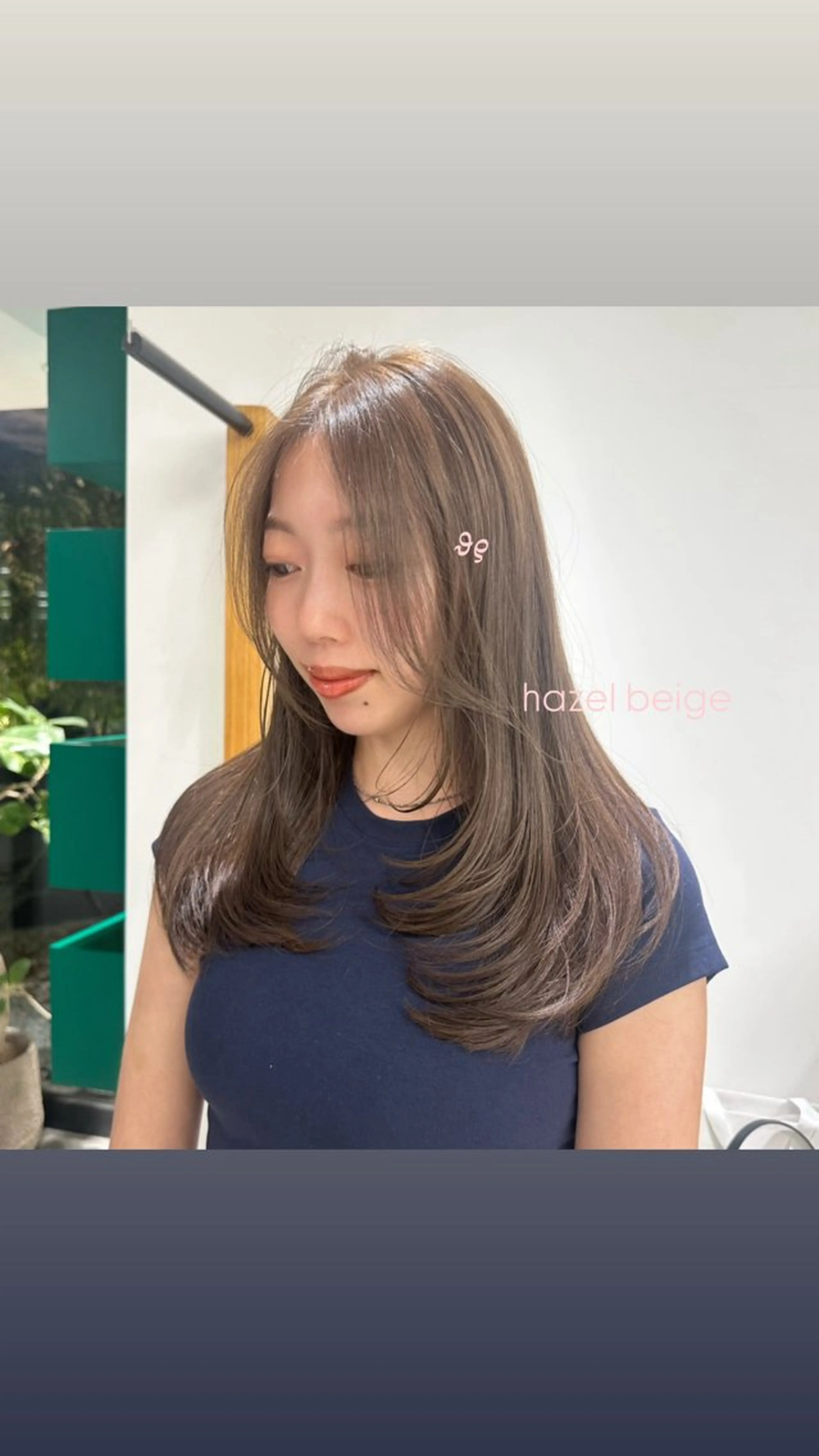 ロング カラー ベージュカラー ブリーチ ブリーチなしカラー レイヤーカット 似合わせカット カット ヘアカラー トリートメント ハイトーン/透け感 カラー🎀真香のヘアスタイル