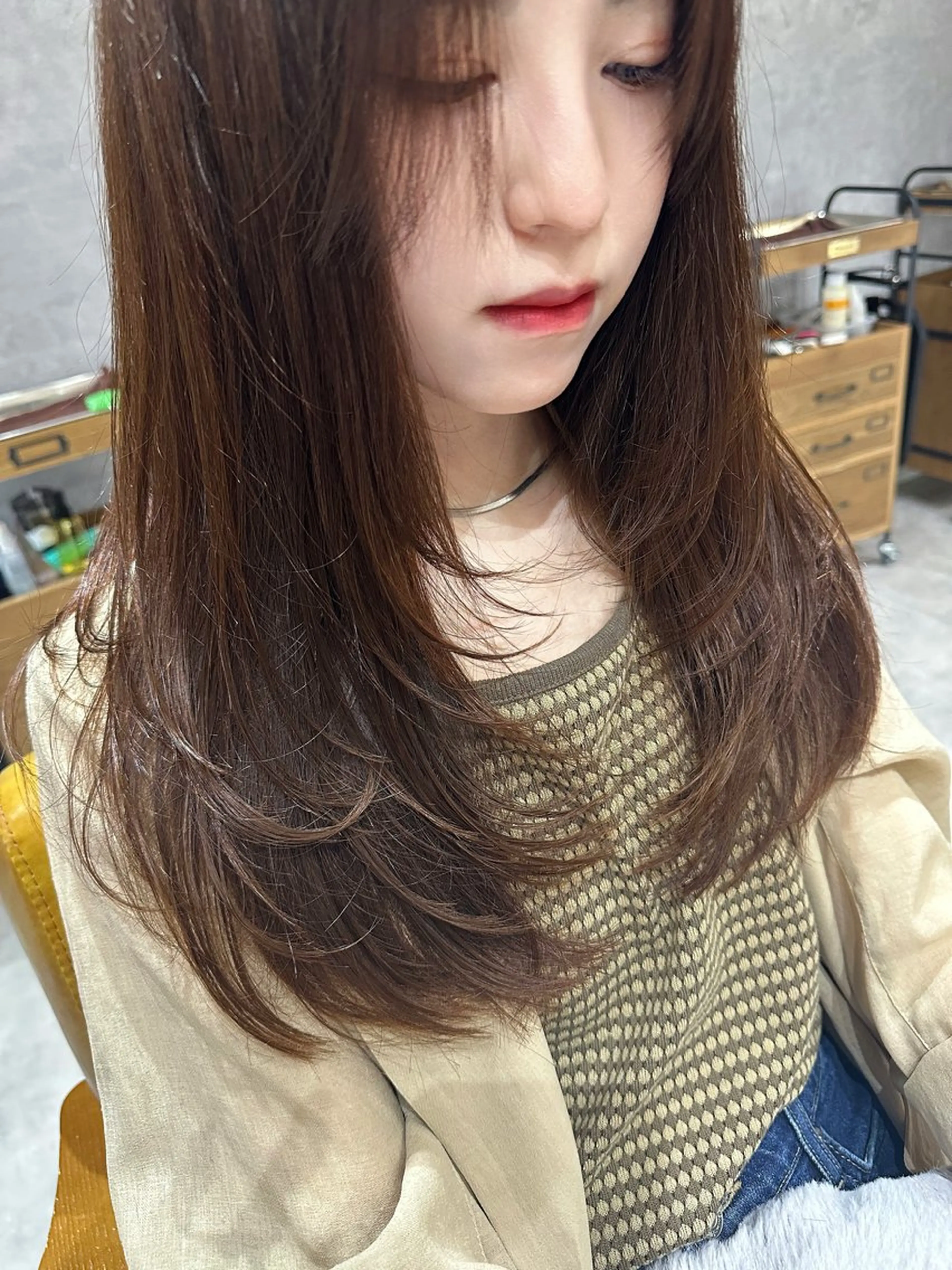 ロング レイヤーカット 🫧アレンジ･髪質 改善maica🫧のヘアスタイル