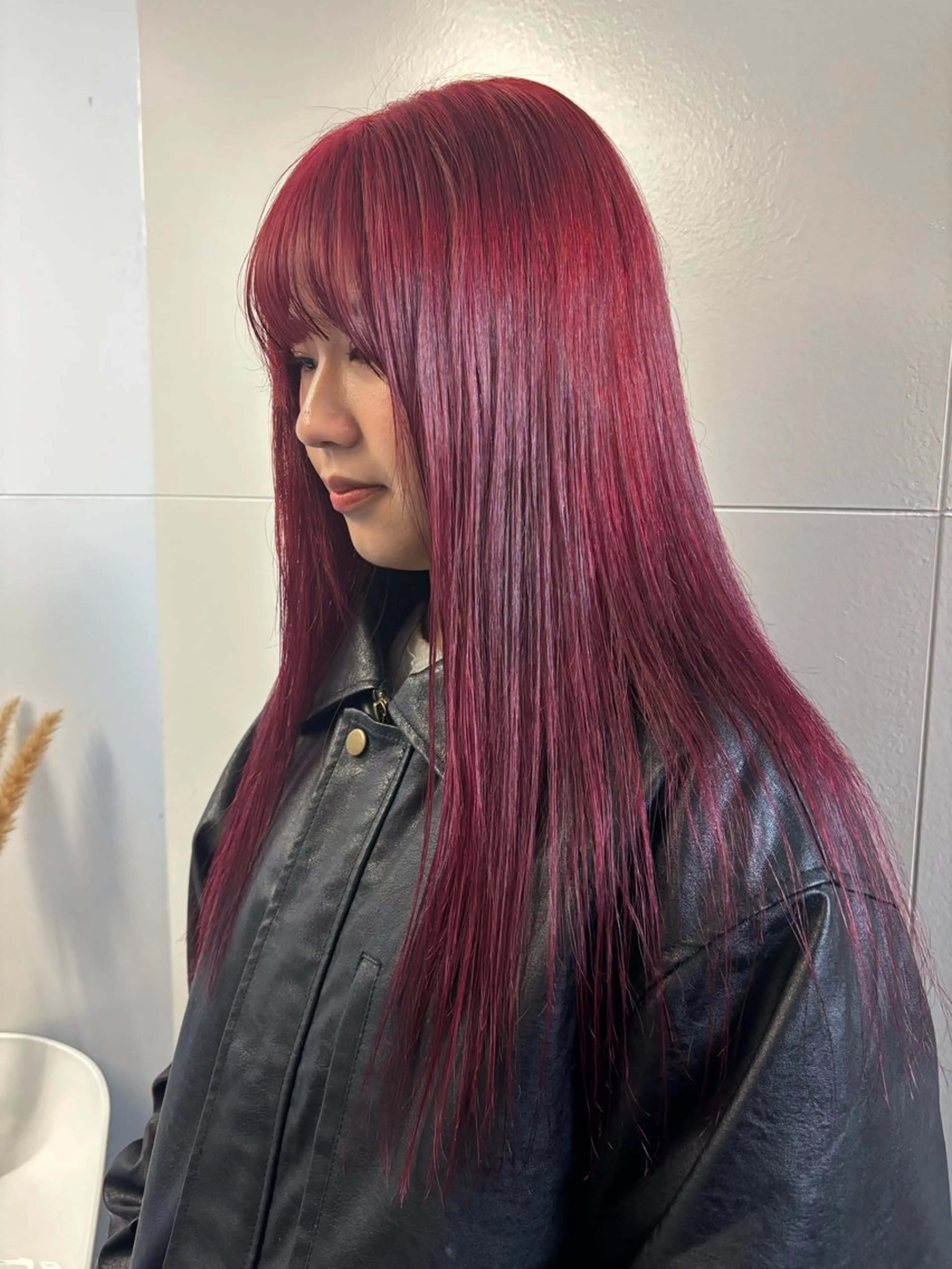 ロング カラー レイヤーボブ🎵 ブリーチ/りりのヘアスタイル