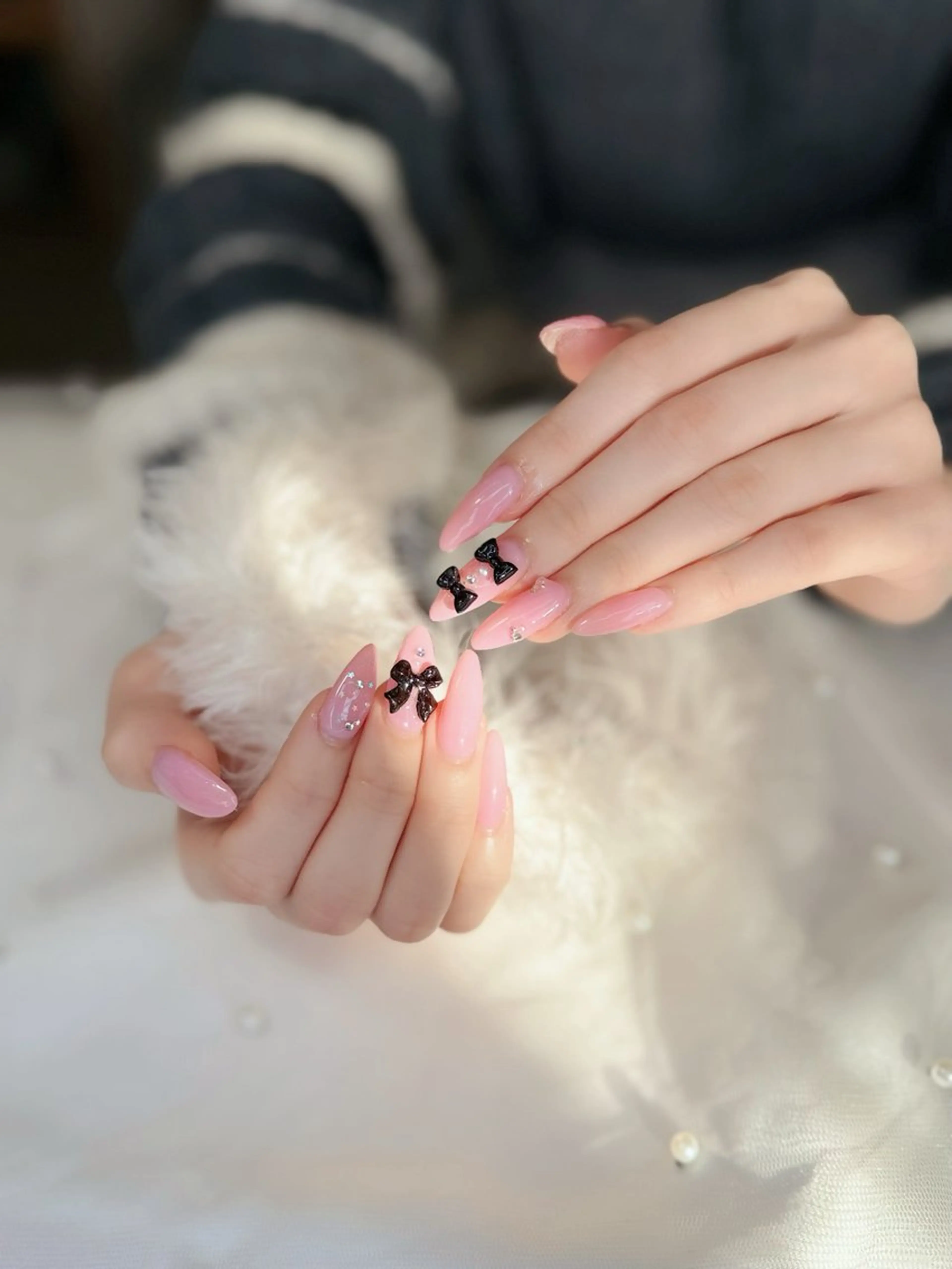 セミロング ハンドネイル Chann Channのネイルデザイン