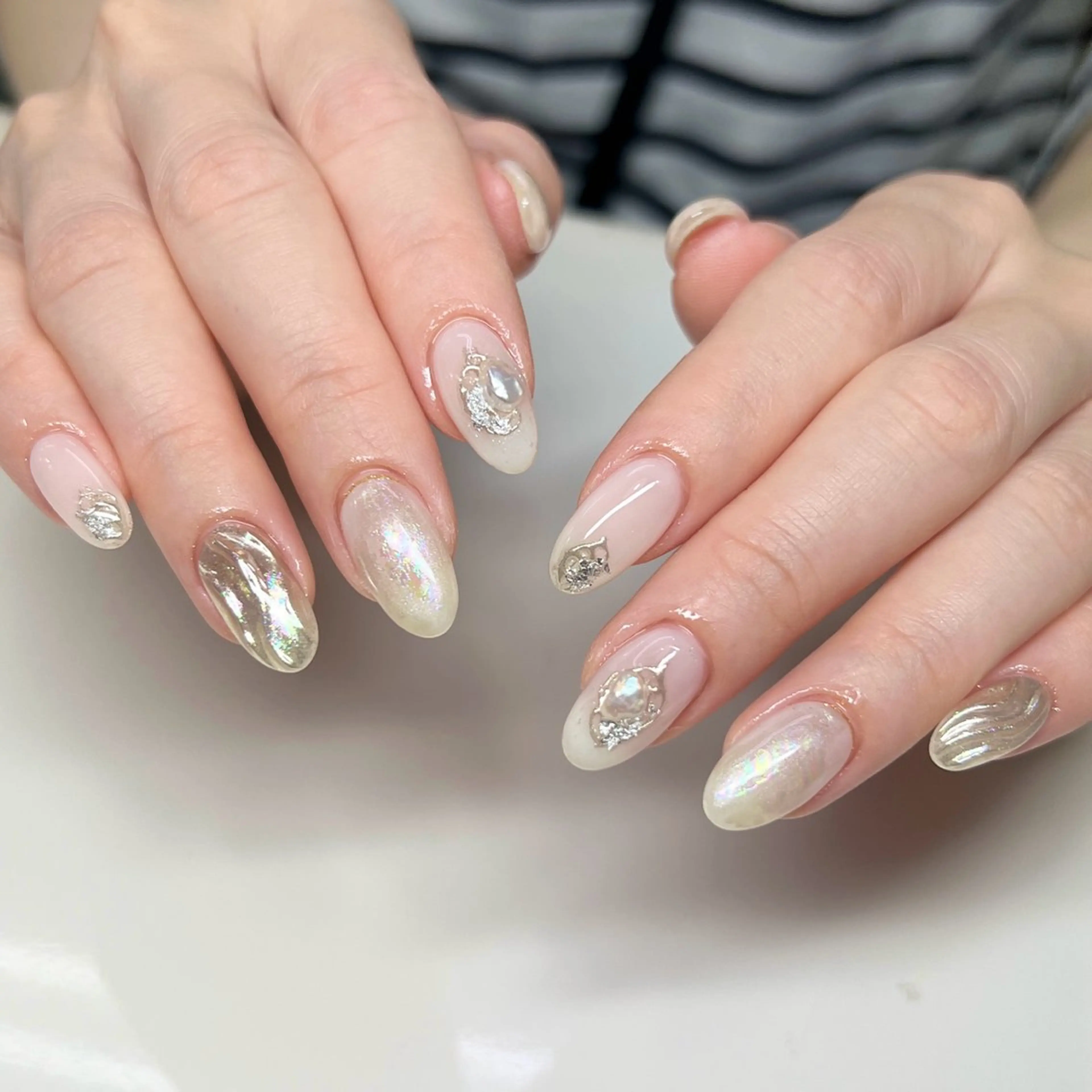 ネイル アートネイル ジェルネイル ニュアンスネイル パラジェル シンプルネイル NAIL by STARry 川口のネイルデザイン