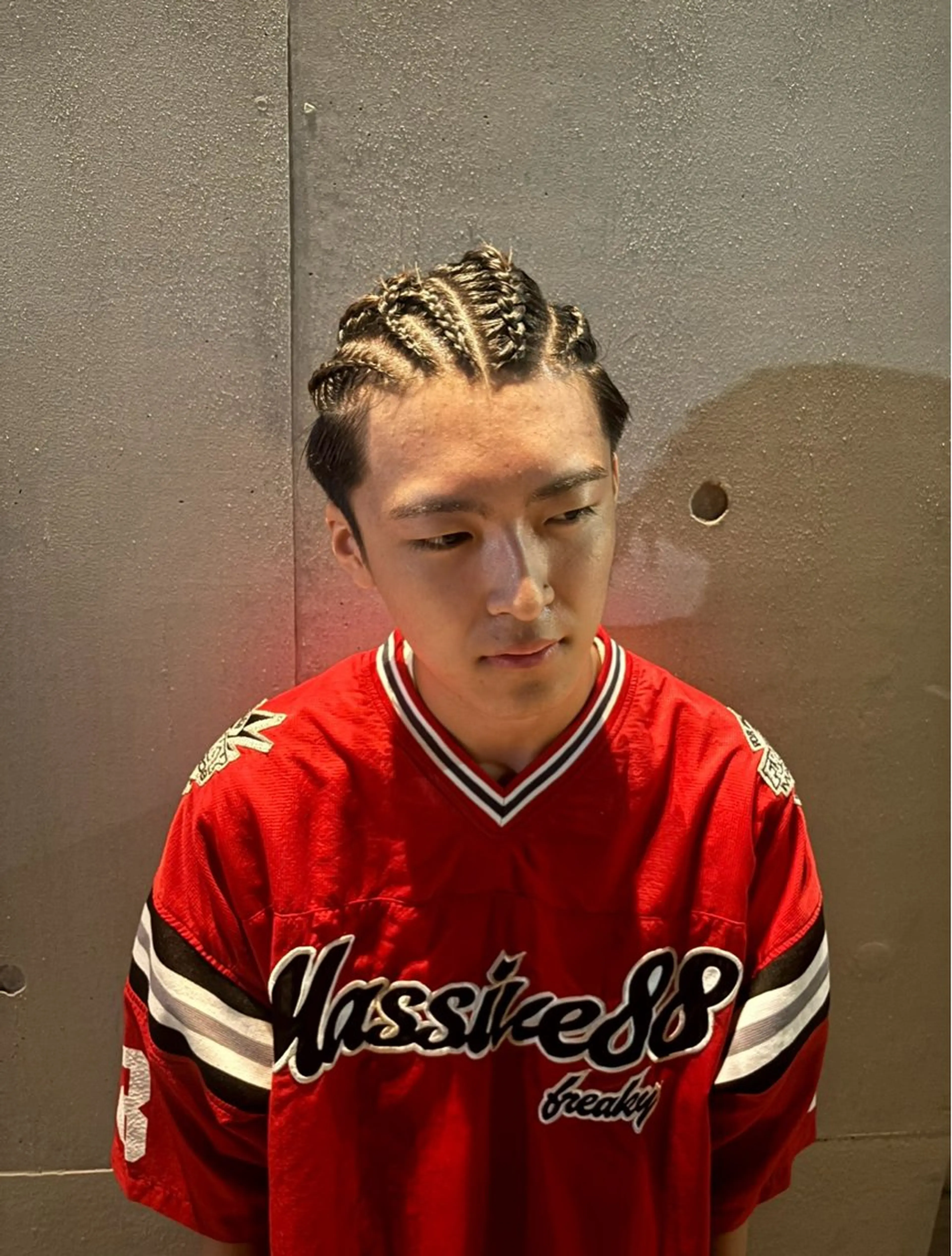 ミディアム ヘアアレンジ メンズ ヘアセット カット/縮毛矯正/ 鈴木敏文🍃のヘアスタイル