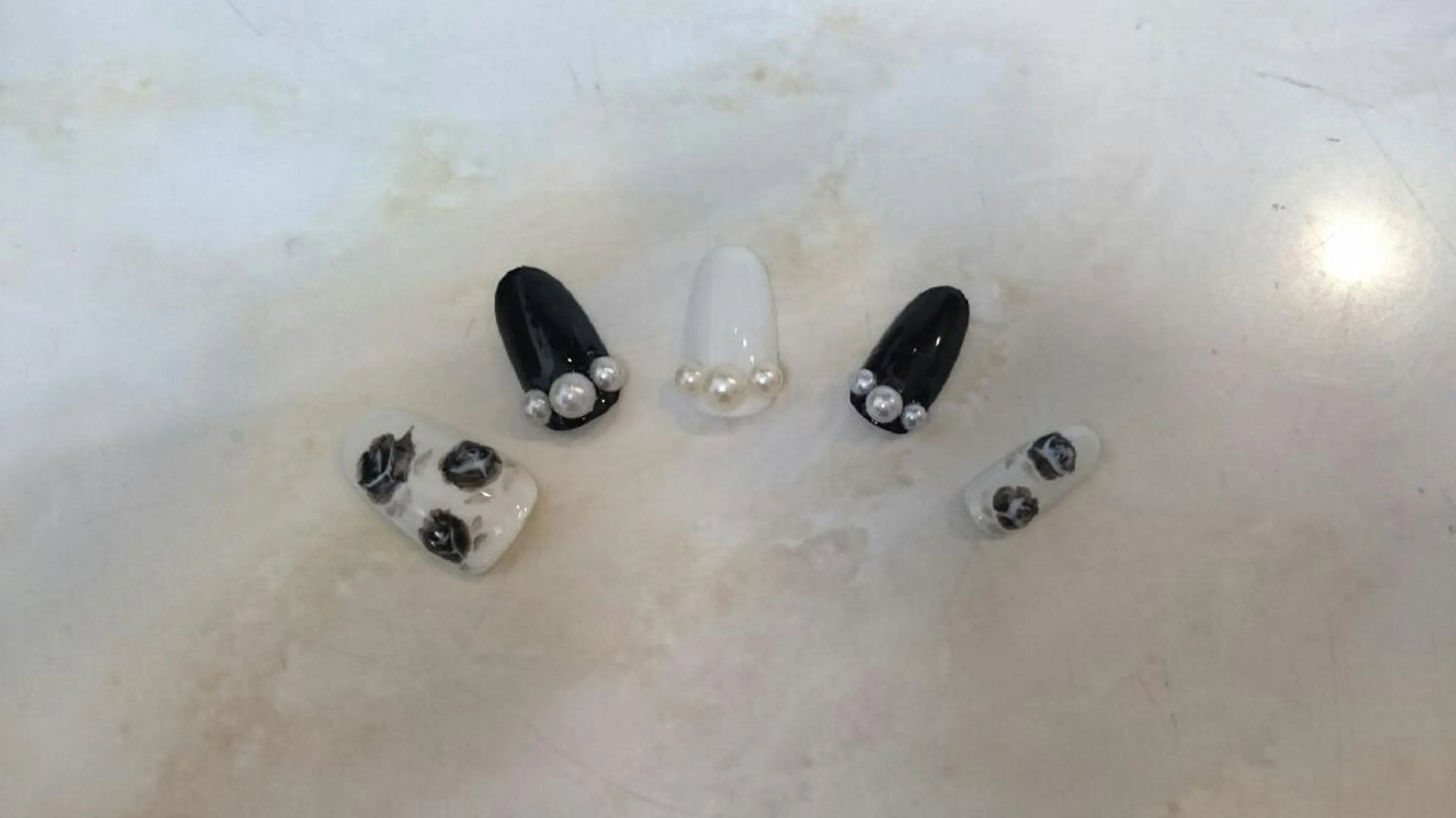 セミロング ロング ネイル nail salon Blancのネイルデザイン