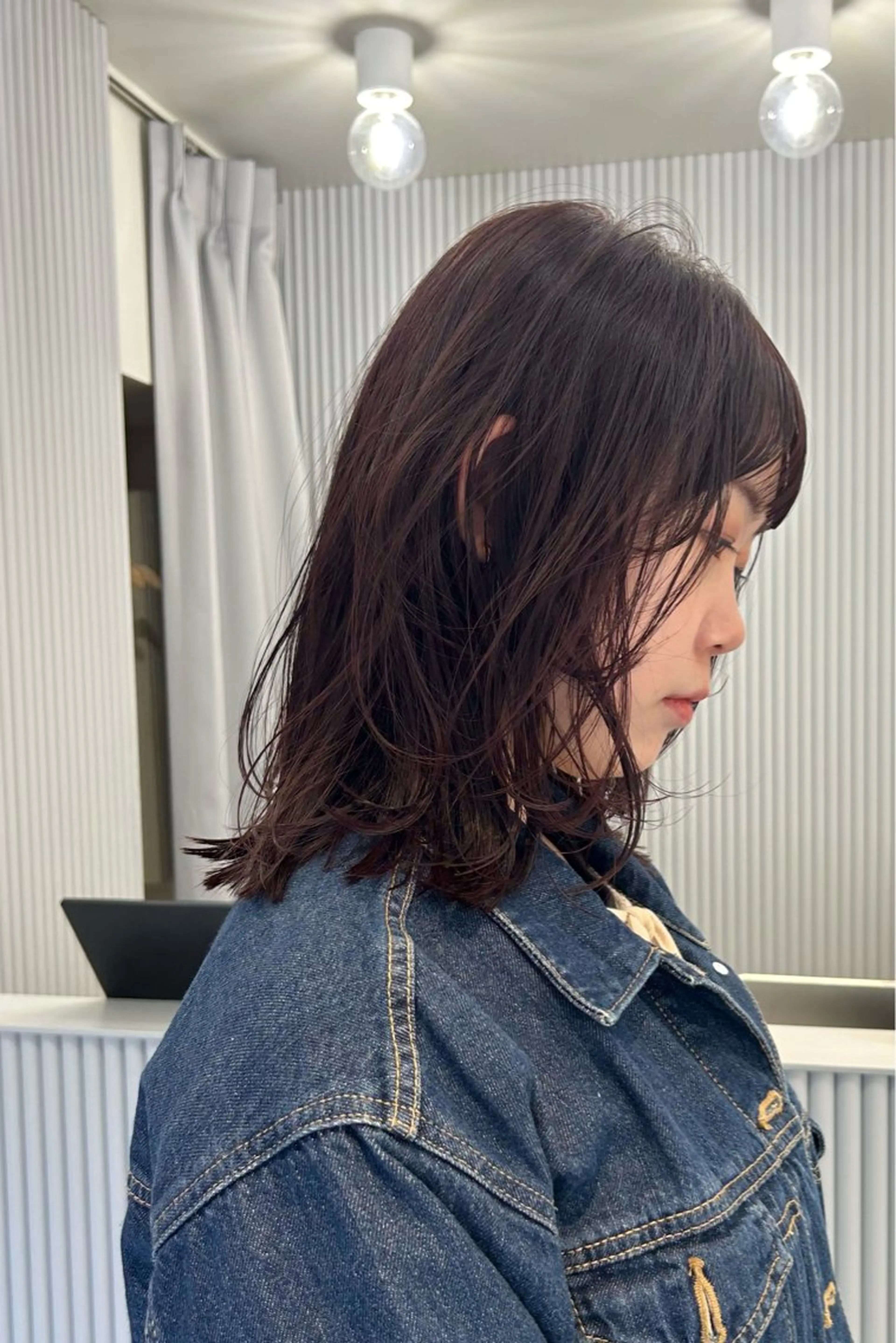 ミディアム カラー カット ヘアカラー じゅわっと暖色カラー 🍊Moemiのヘアスタイル