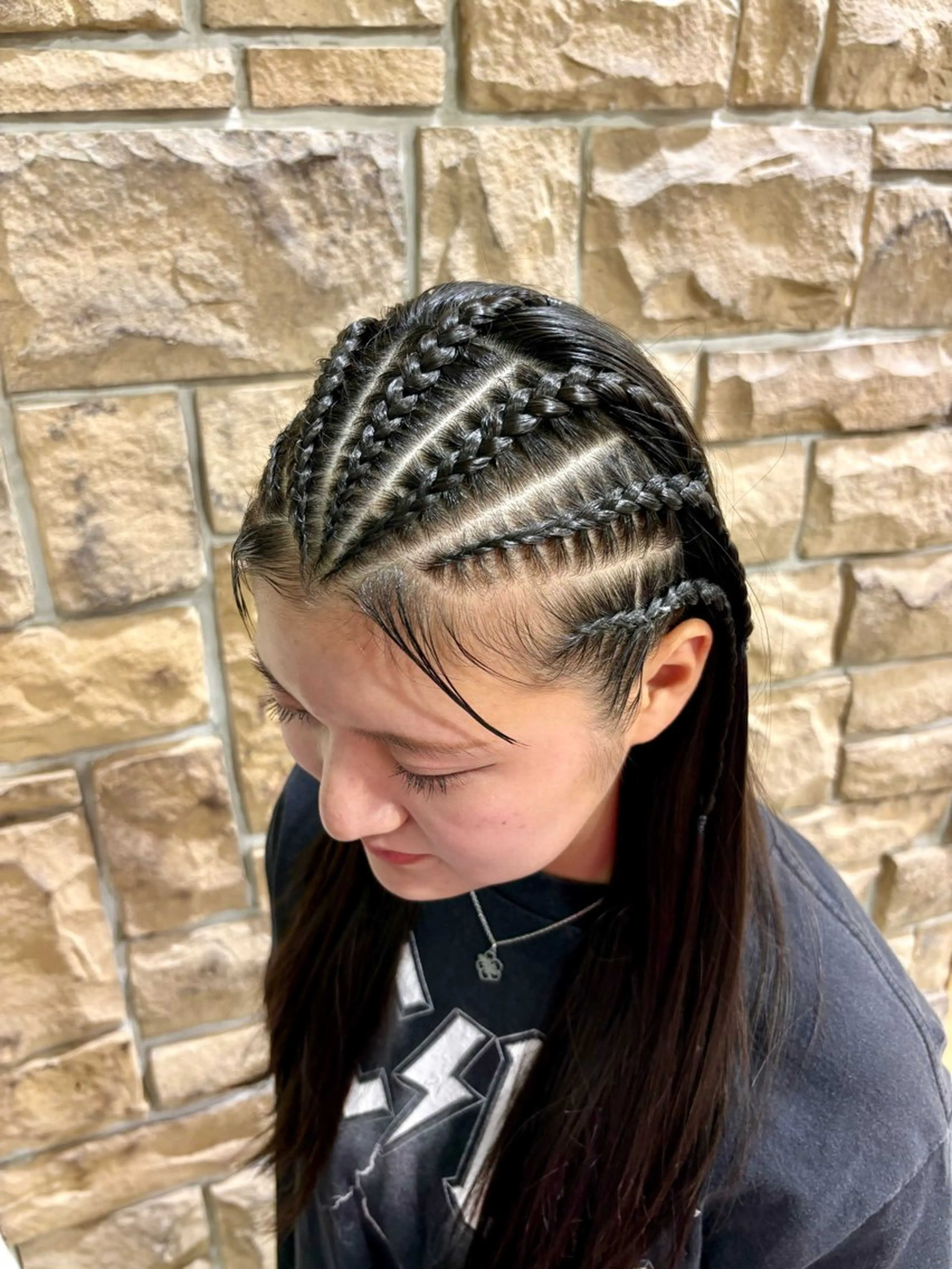 ロング ヘアアレンジ ヘアセット airi🌺カラー /特殊ヘア⛓️🖤のヘアスタイル