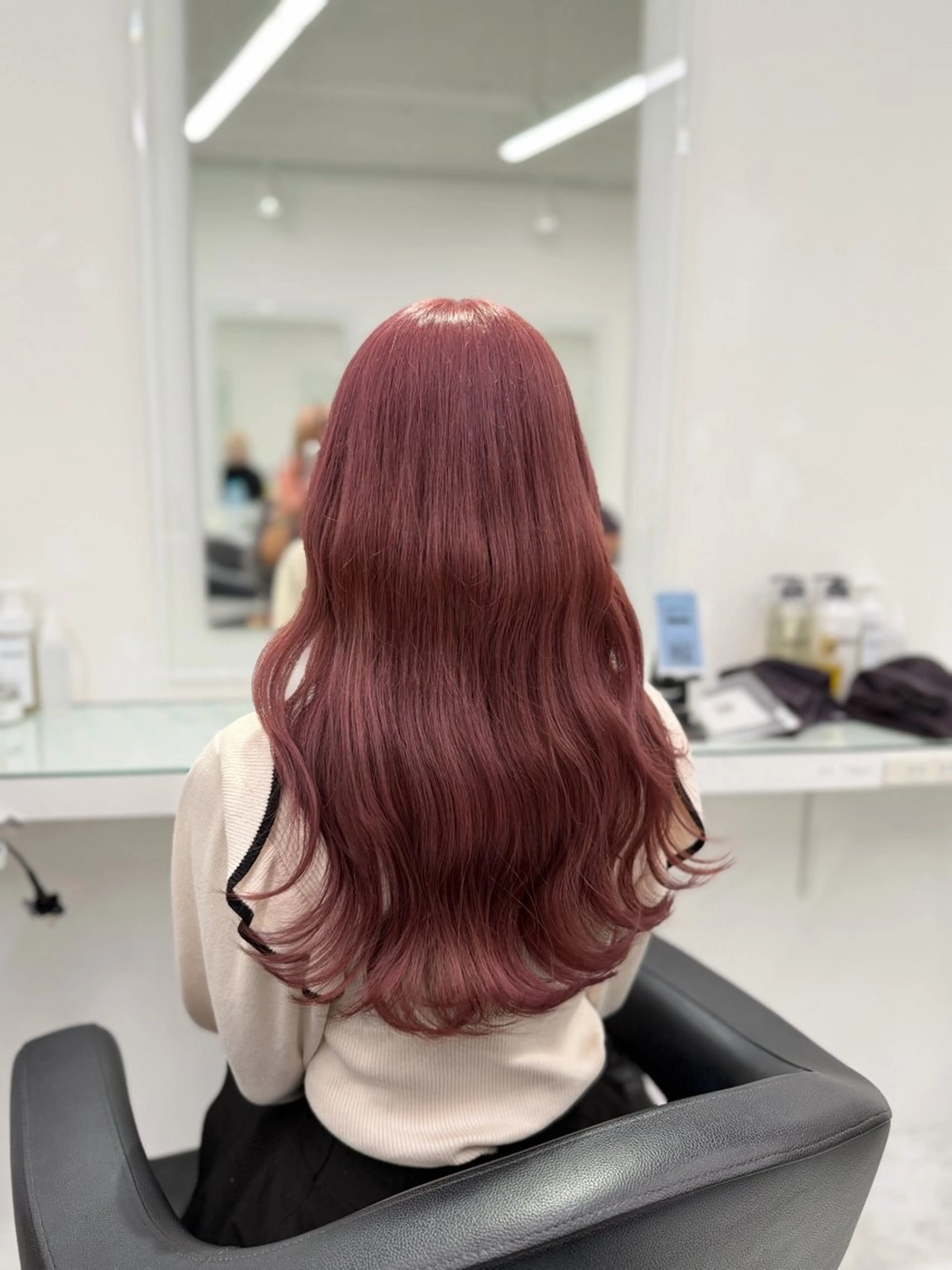 ロング カラー ヘアカラー トリートメント ヘッドスパ ヘアセット ❄最強かわいいカラー ❄️MINA❄️のヘアスタイル