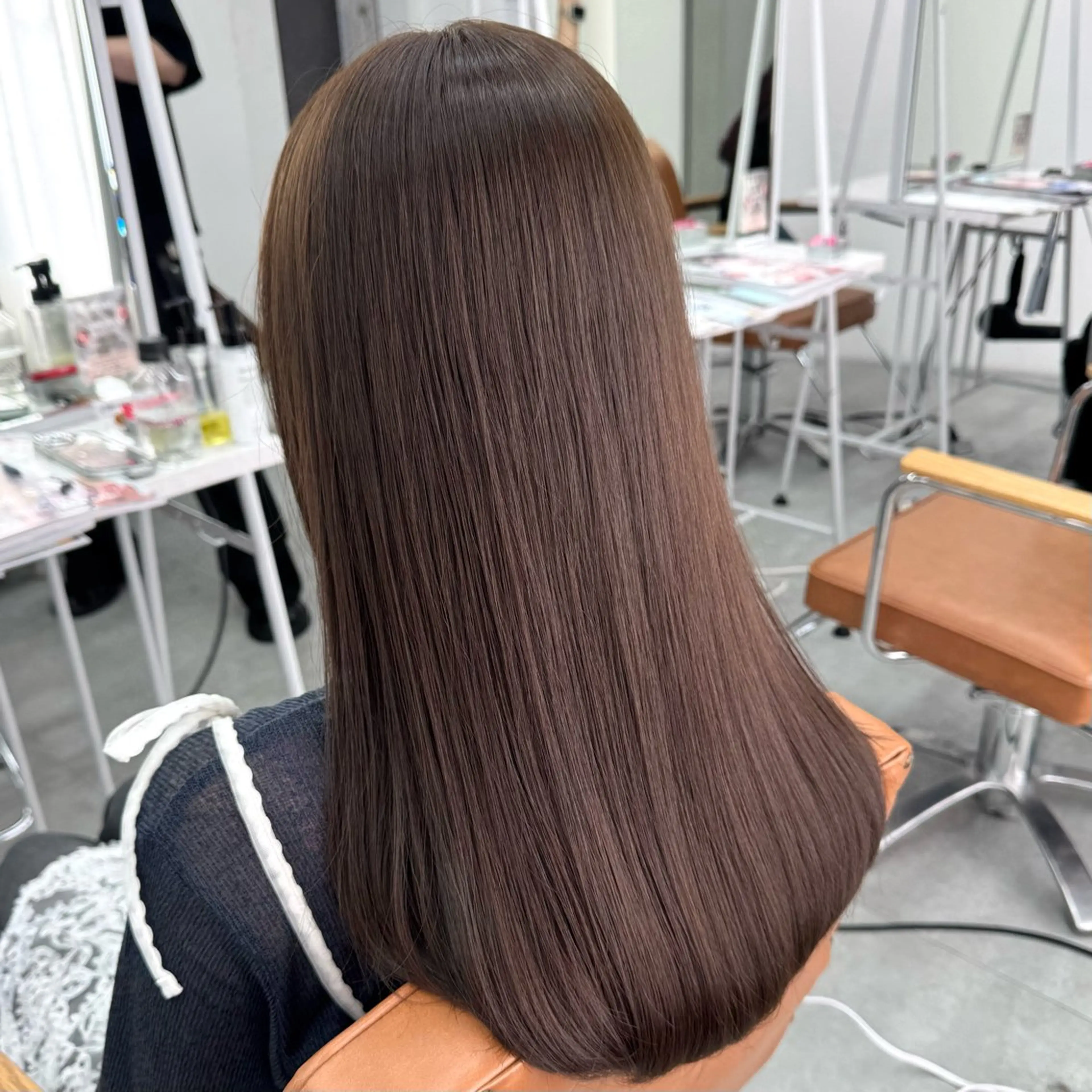 ロング カラー ヘアアレンジ ヘアカラー ブリーチなしカラー /新百合ヶ丘/安形翔のヘアスタイル