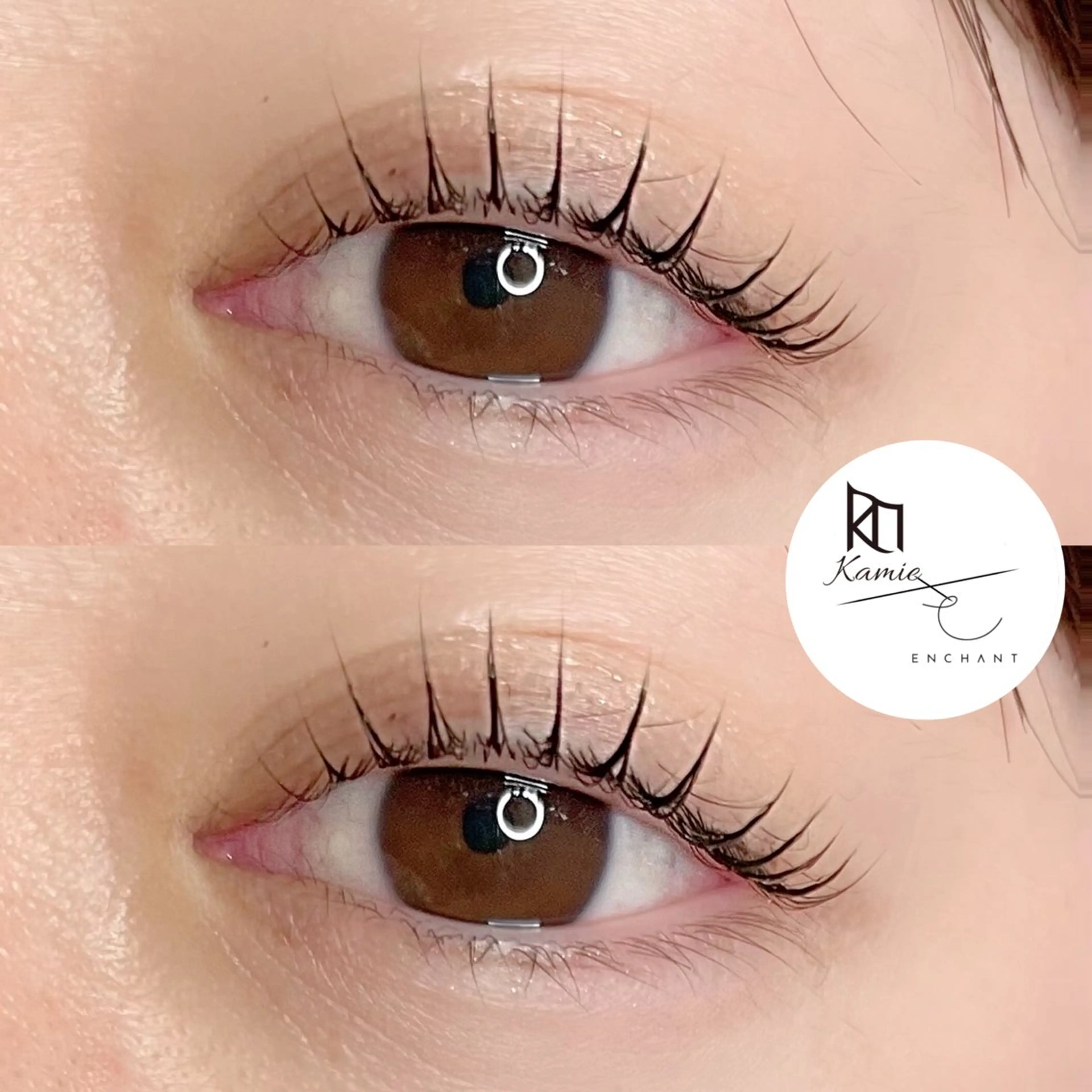 マツエク・マツパ 一重×まつ毛パーマ Kamie uni 原田のマツエク・マツパデザイン