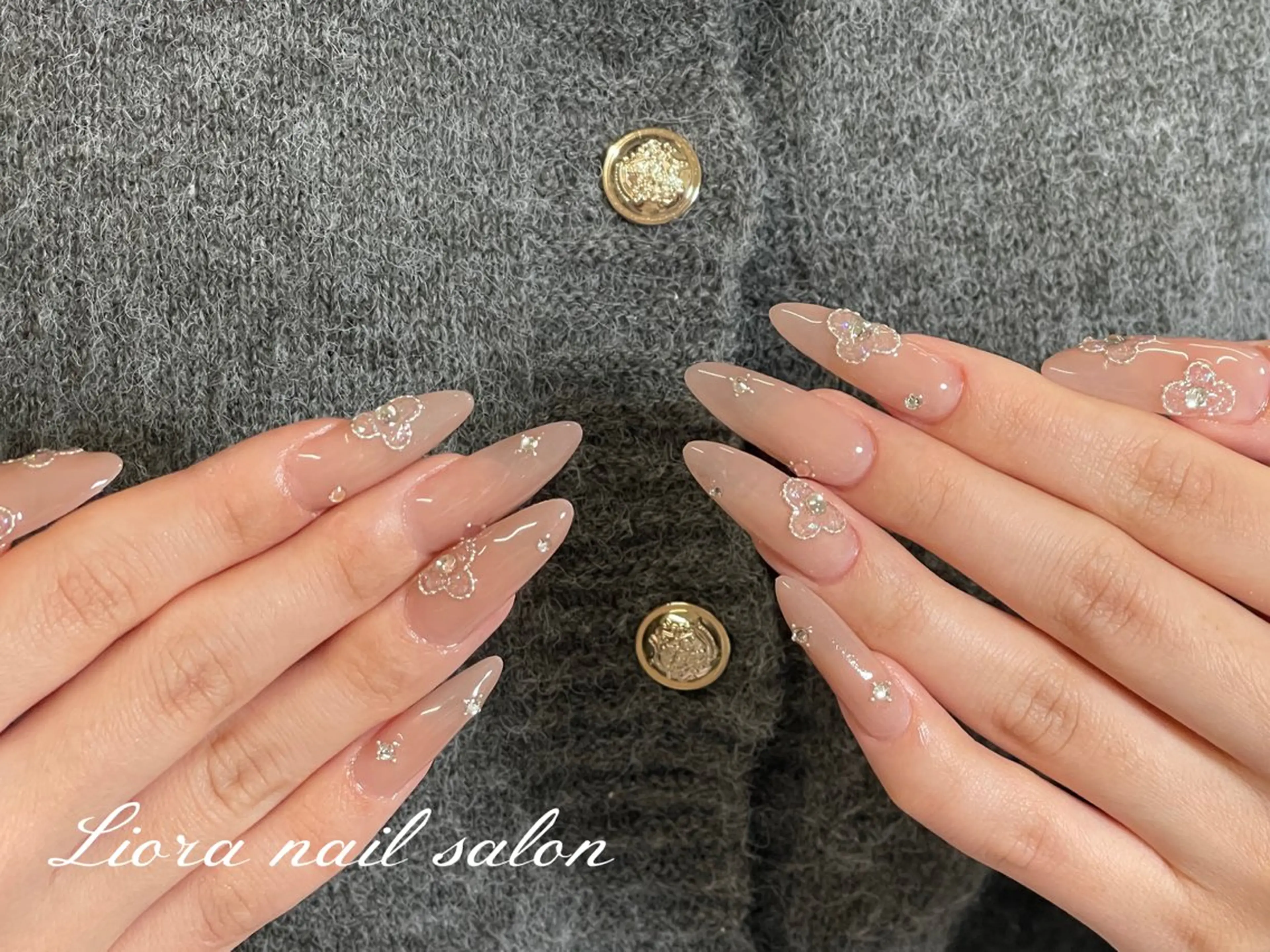 ネイル チークネイル フットネイル フレンチネイル ジェルネイル ガーリー ハンドネイル Liora nail スカルプ専門店のネイルデザイン