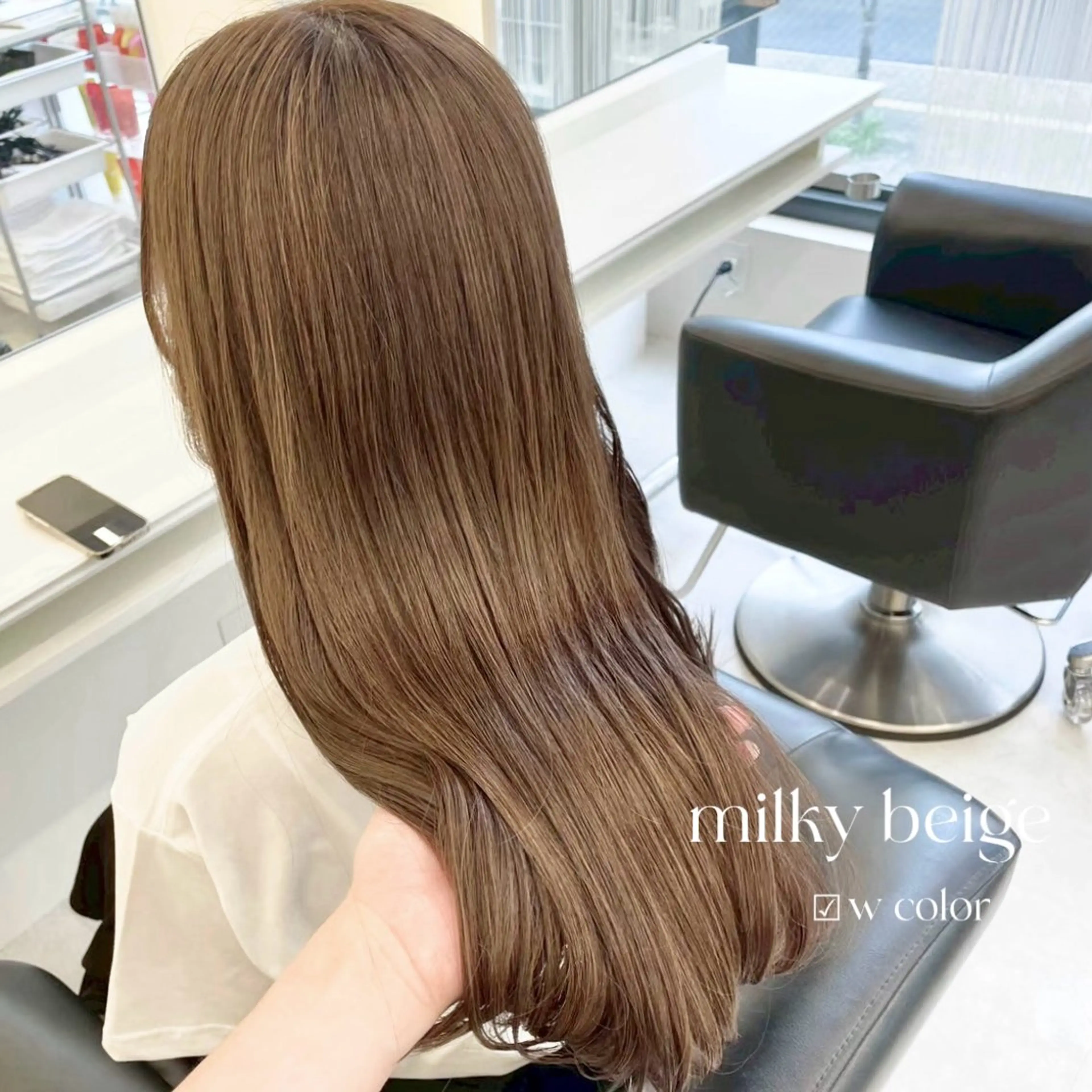 ロング カラー ヘアカラー ParveMix￤ 大賀さつき🍨🤍のヘアスタイル