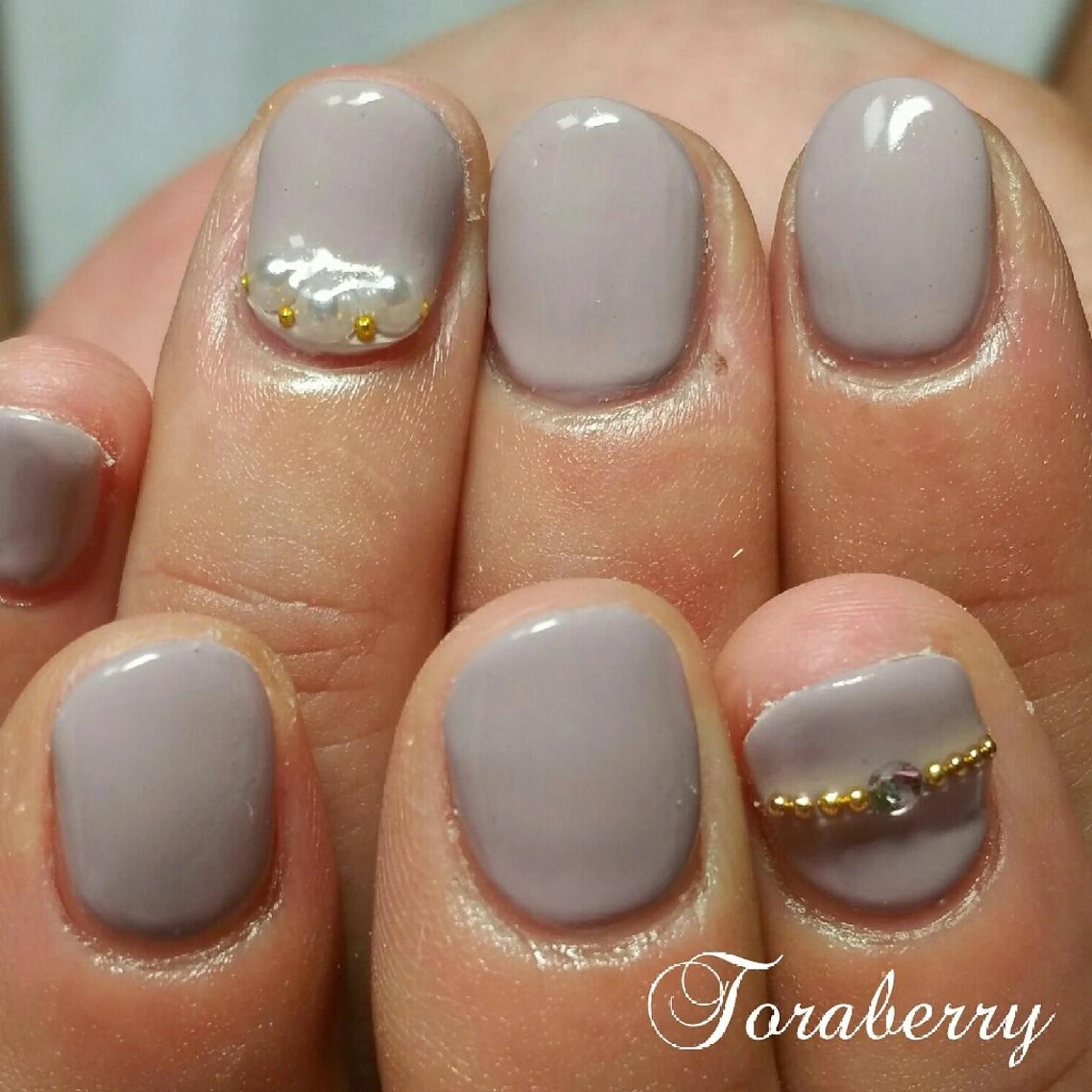 ネイル ショートネイル ハンドネイル ネイリスト なつみのネイルデザイン