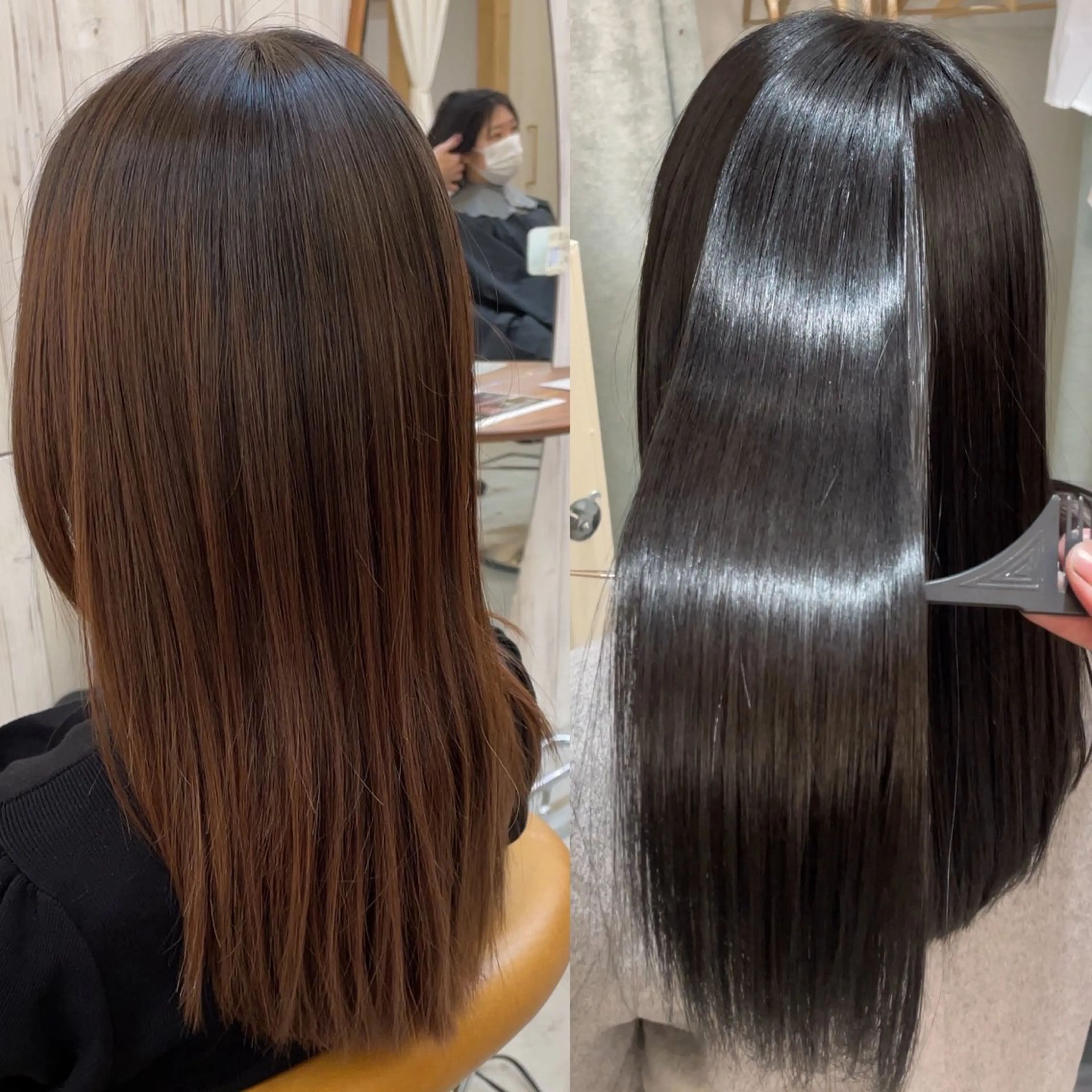 💎超最新💎質感再整カラー🩷入れる美容液トステア✨カラーと同時に髪質改善ができます✨✨カット＋カラー＋トリートメントの写真