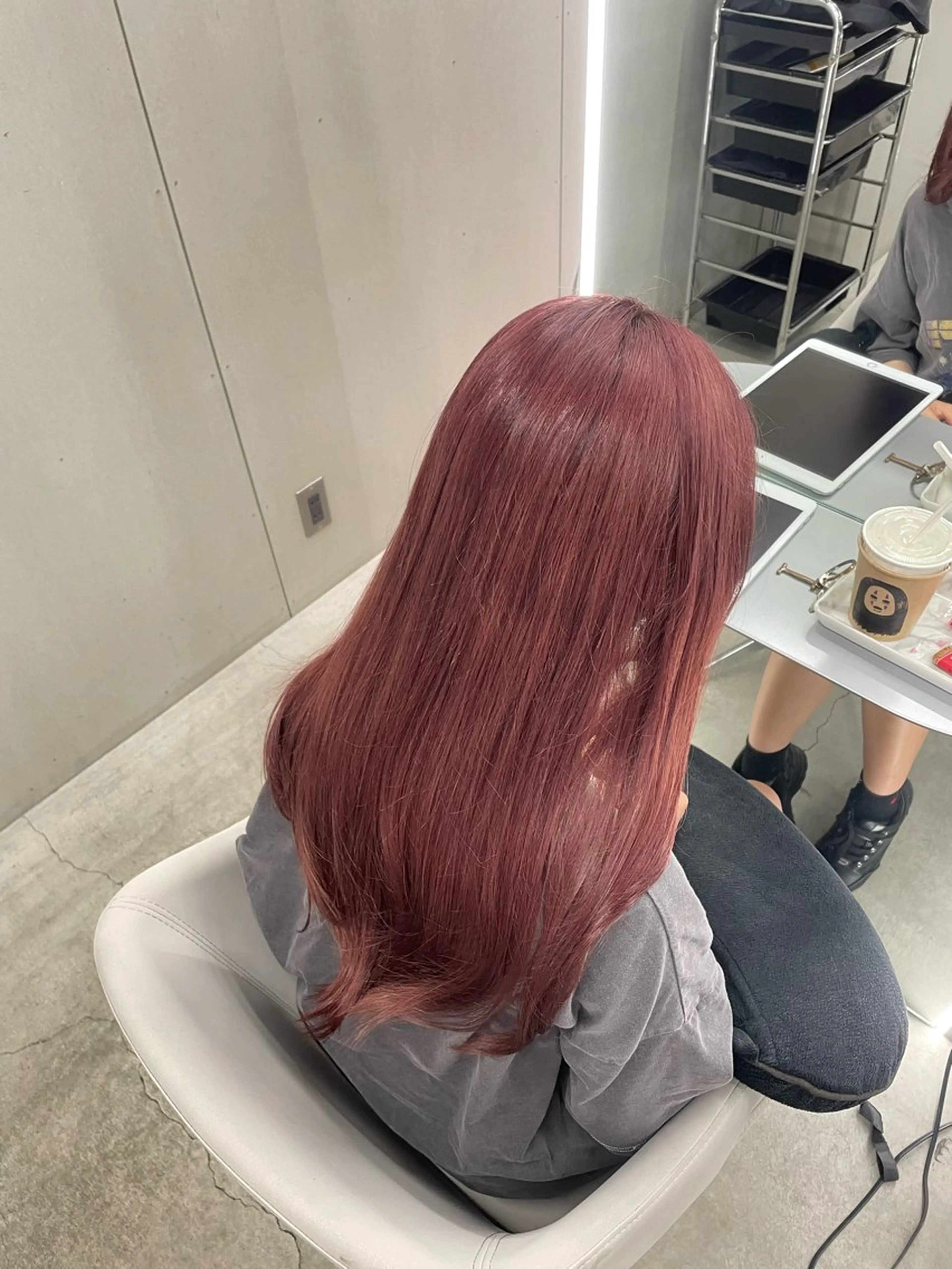 カラー ベージュカラー ピンクカラー ピンクベージュ ハイトーン💖/ ✨️モテ艶カラー💎のヘアスタイル