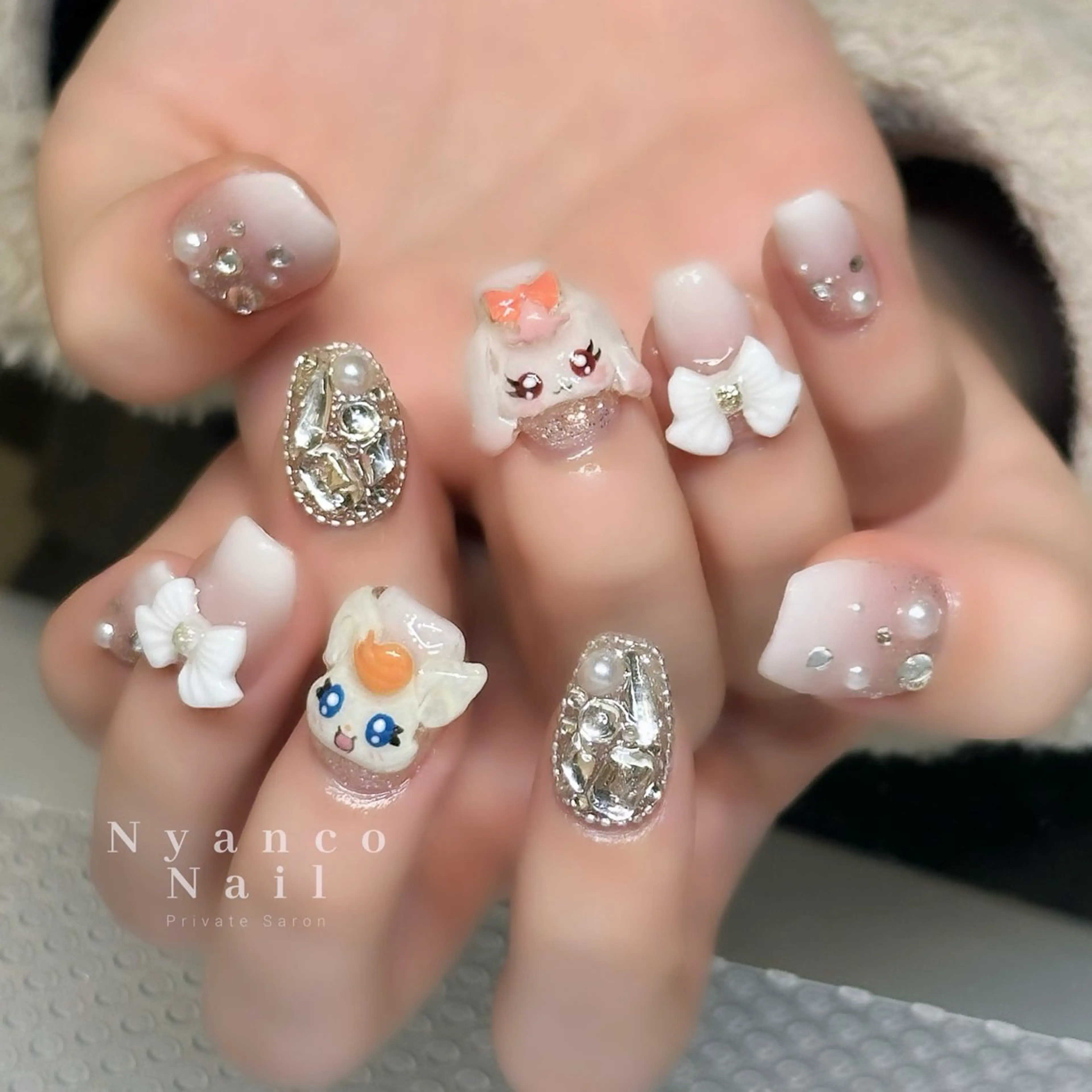 ネイル ジェルネイル 冬ネイル Nyanco Nailのネイルデザイン