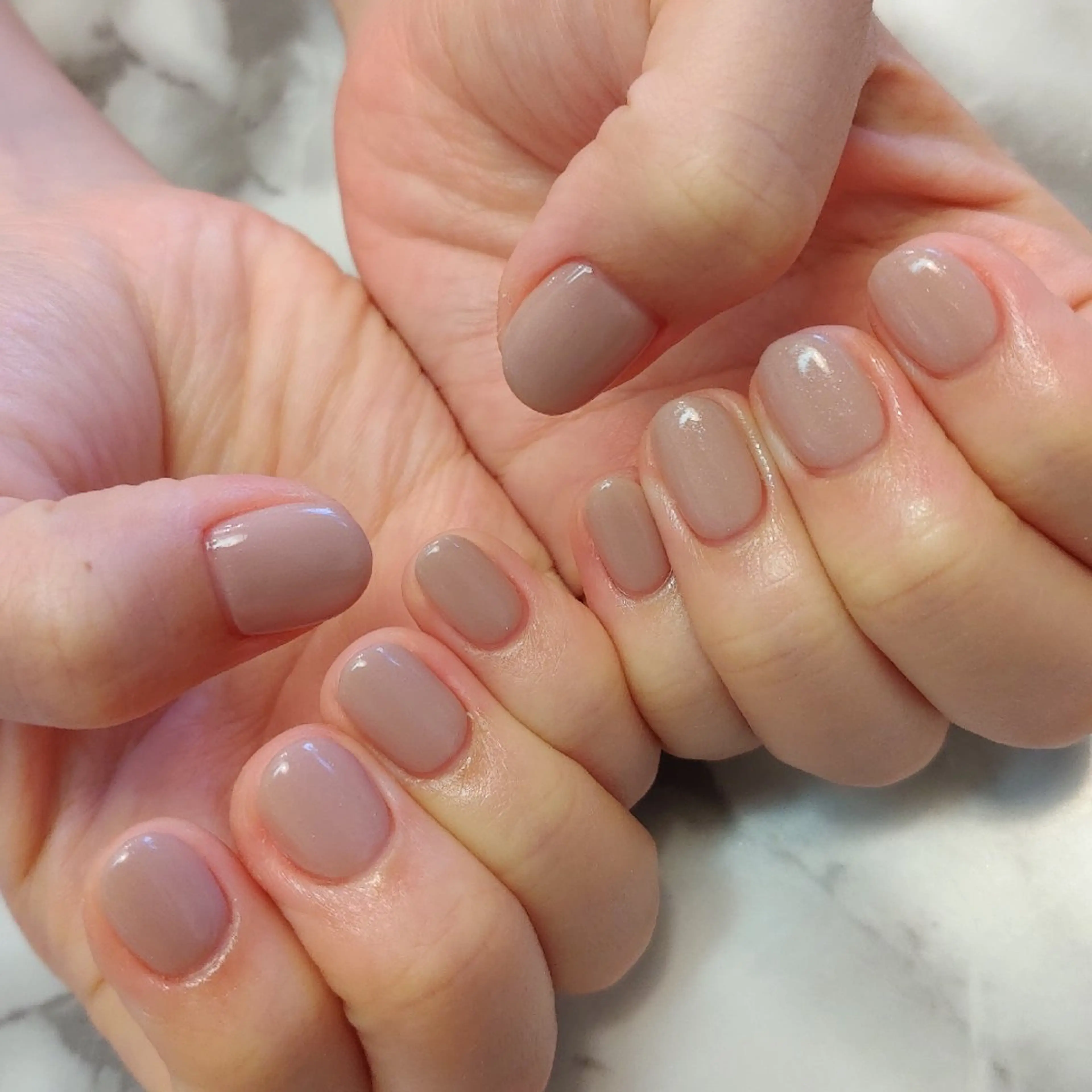 ネイル ワンカラーネイル ジェヌインネイル 河内のネイルデザイン