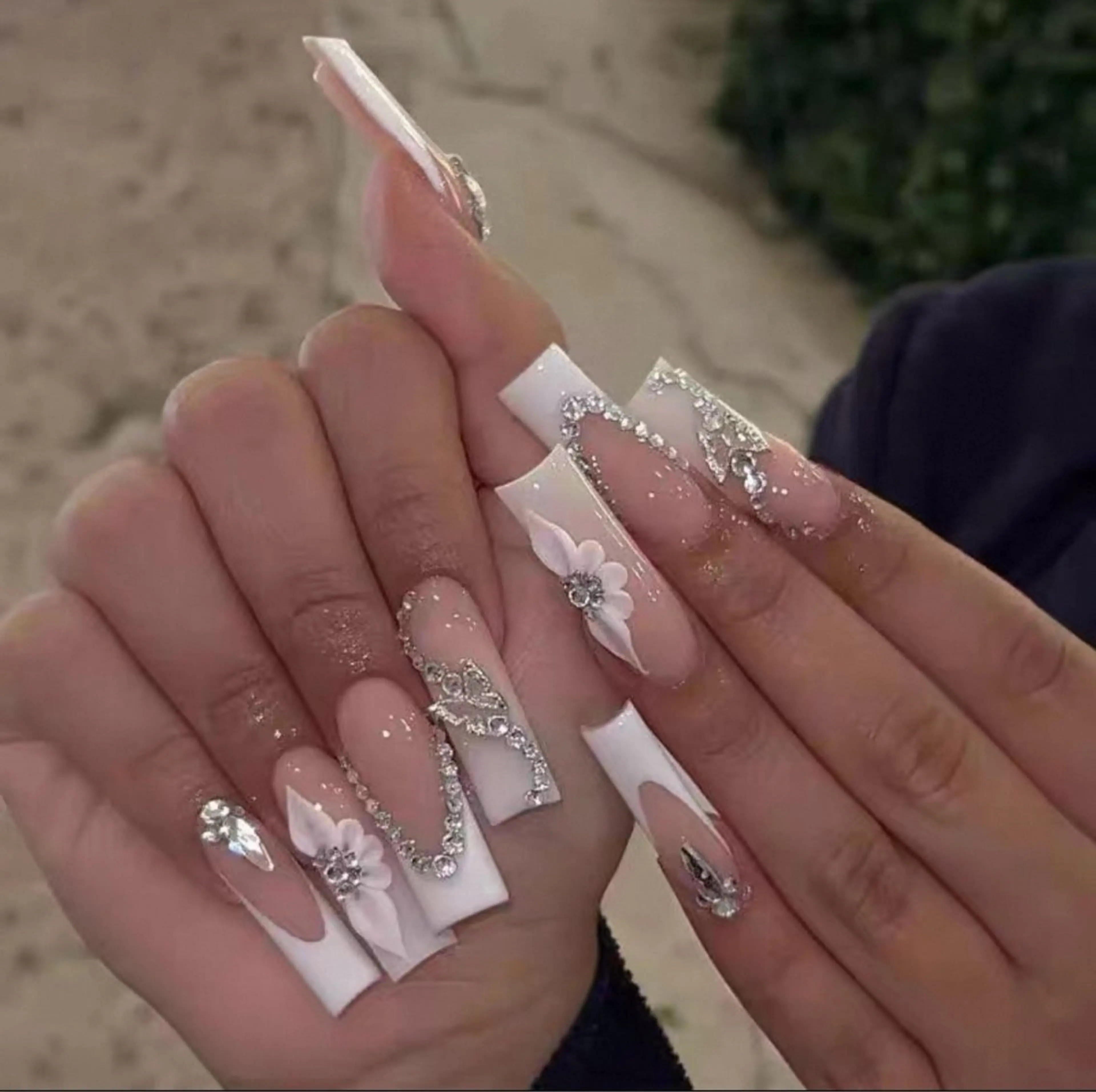 ネイル ジェルネイル ミラーネイル ニュアンスネイル 夏ネイル ネイルチップ Mai nail サロン渋谷のネイルデザイン