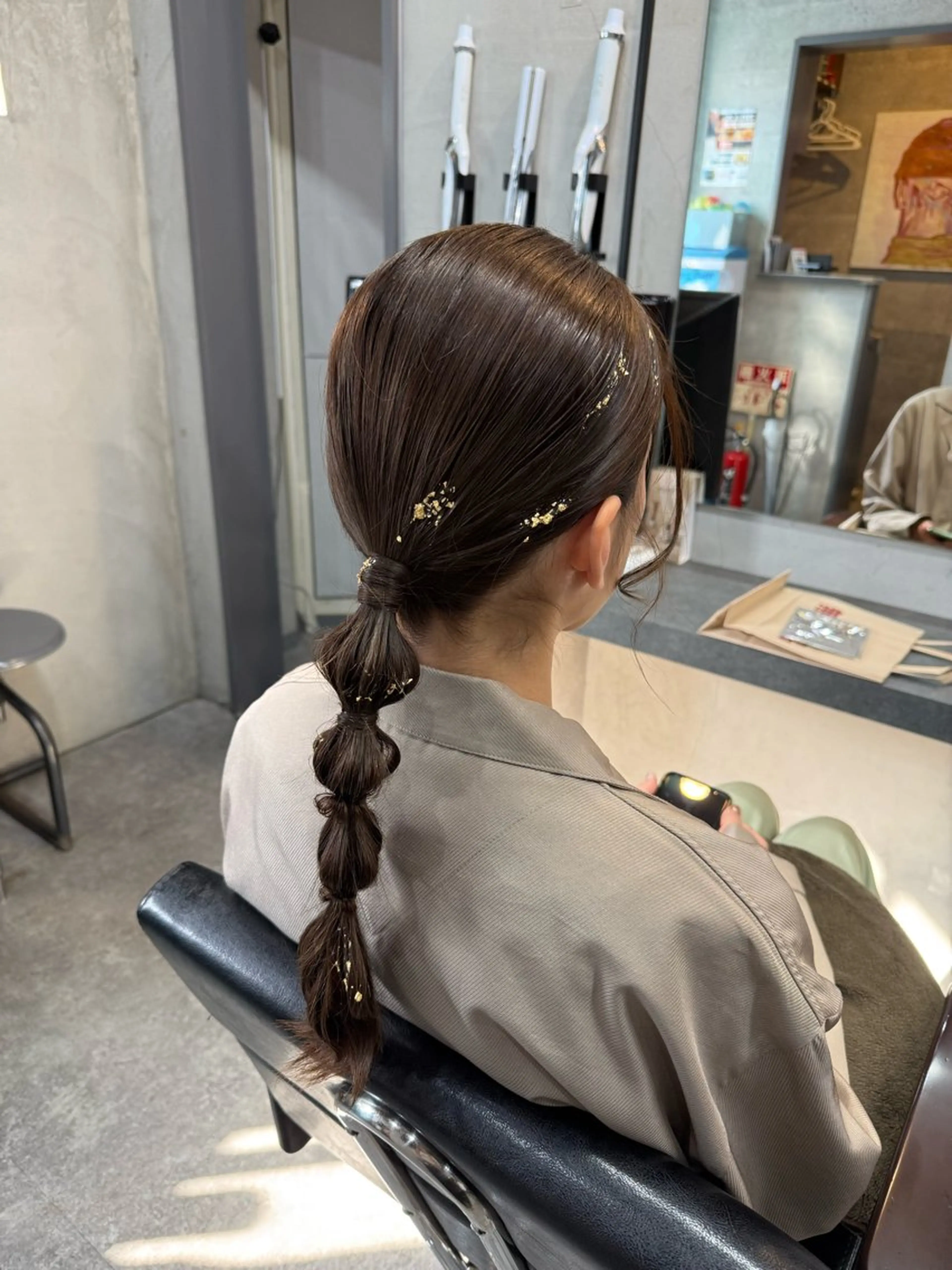 ヘアアレンジ 玉ねぎヘアー クニマツ クレアのヘアスタイル