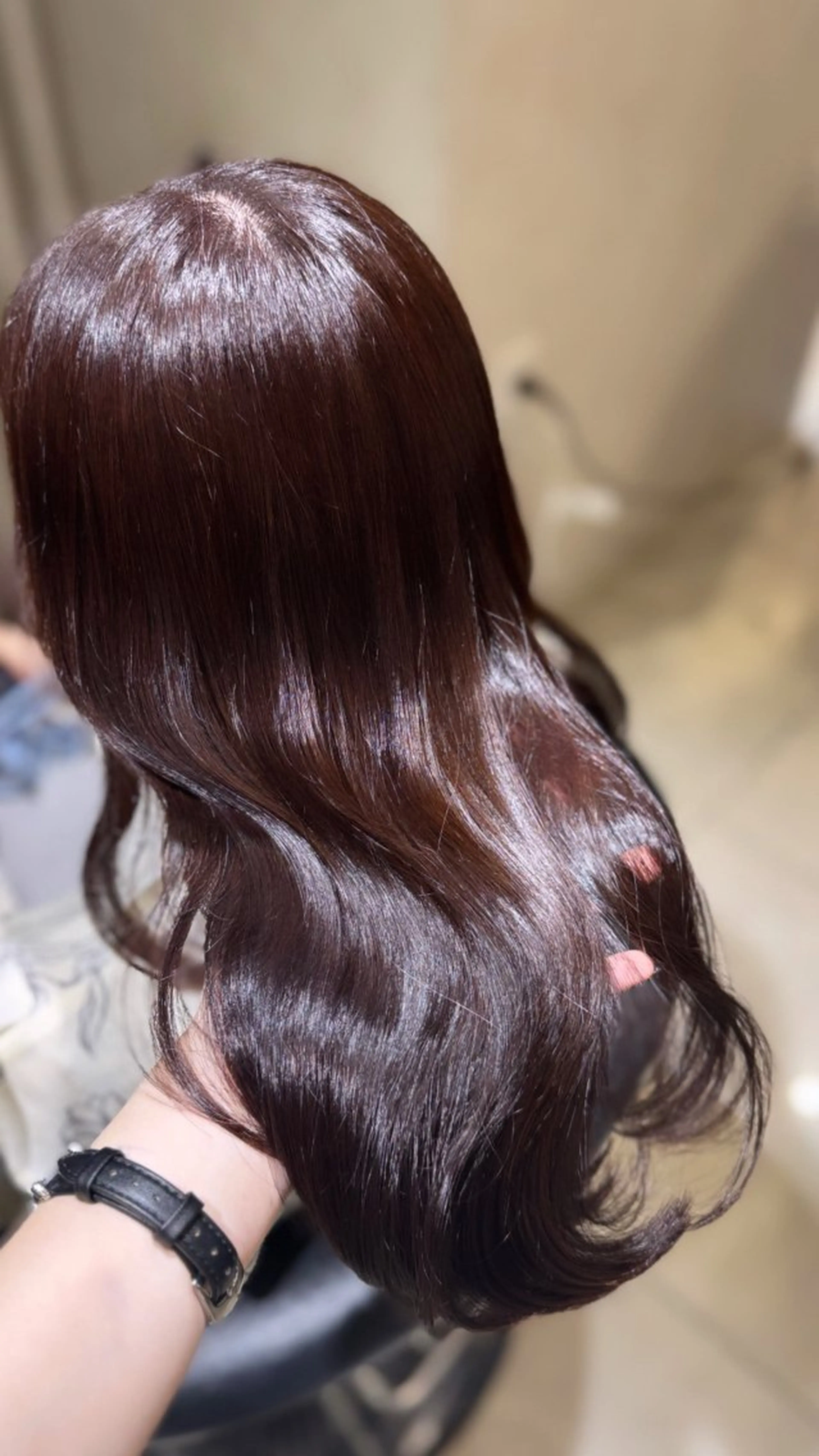 ロング カラー ヘアカラー トリートメント 🐈‍⬛カチモリ/暖 色/𝐌𝐢𝐤𝐮のヘアスタイル